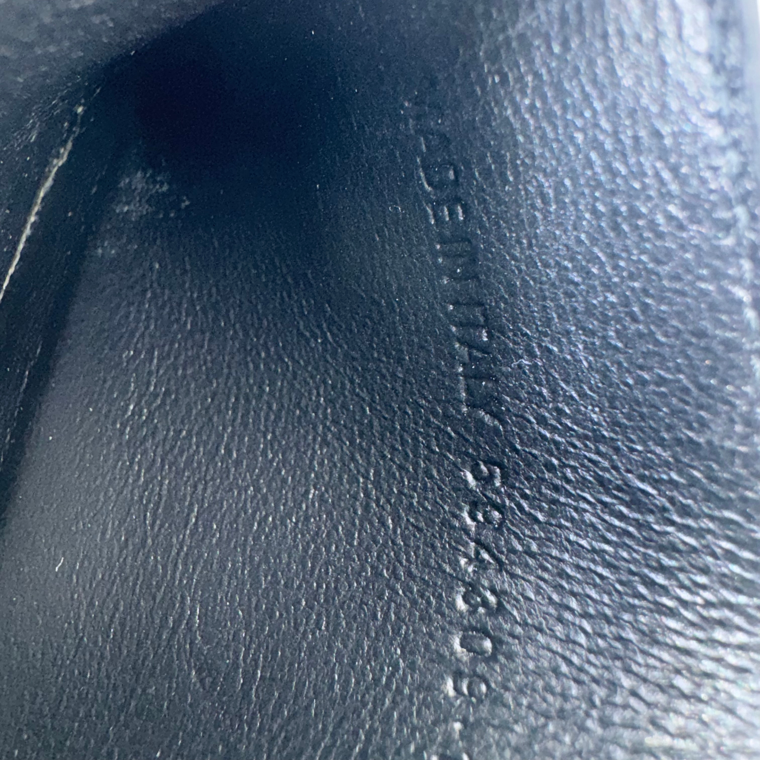 Balenciaga Logo Card Case Black White