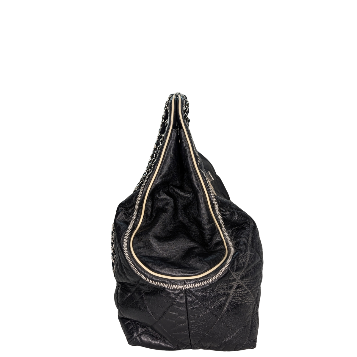 Chanel East West Calfskin Tote Bag Black
