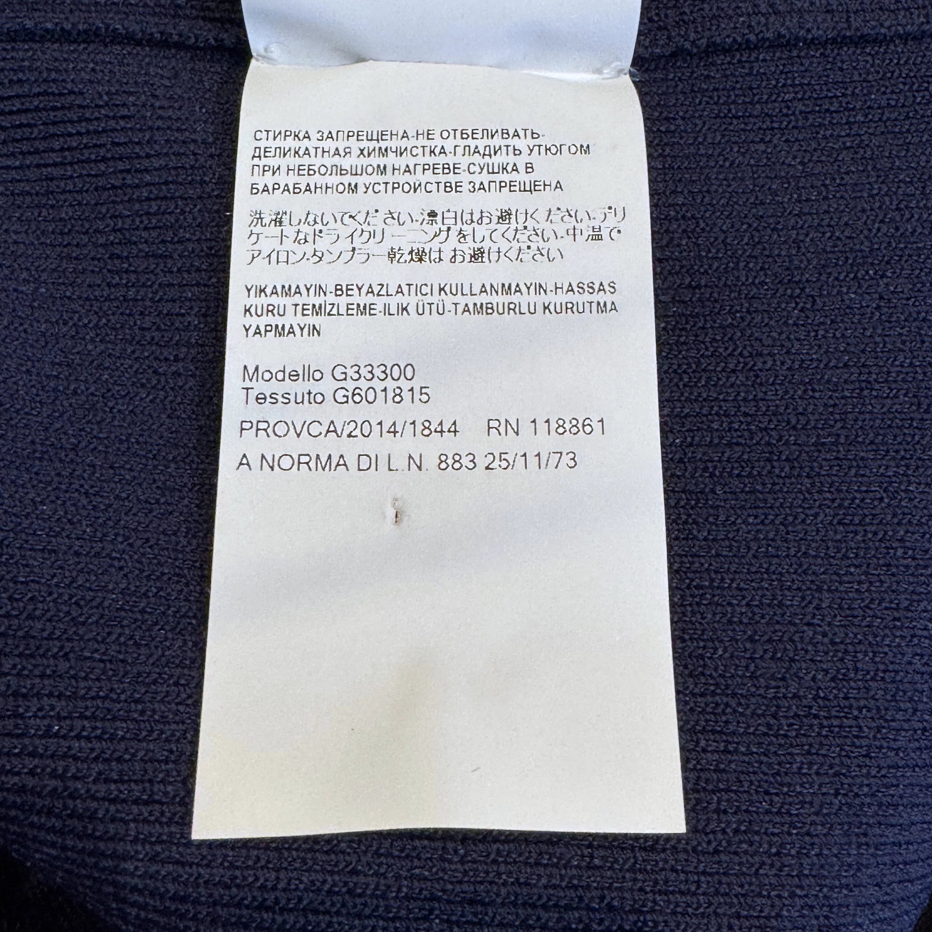 Versace Navy Cut-Out Midi Dress Size 44