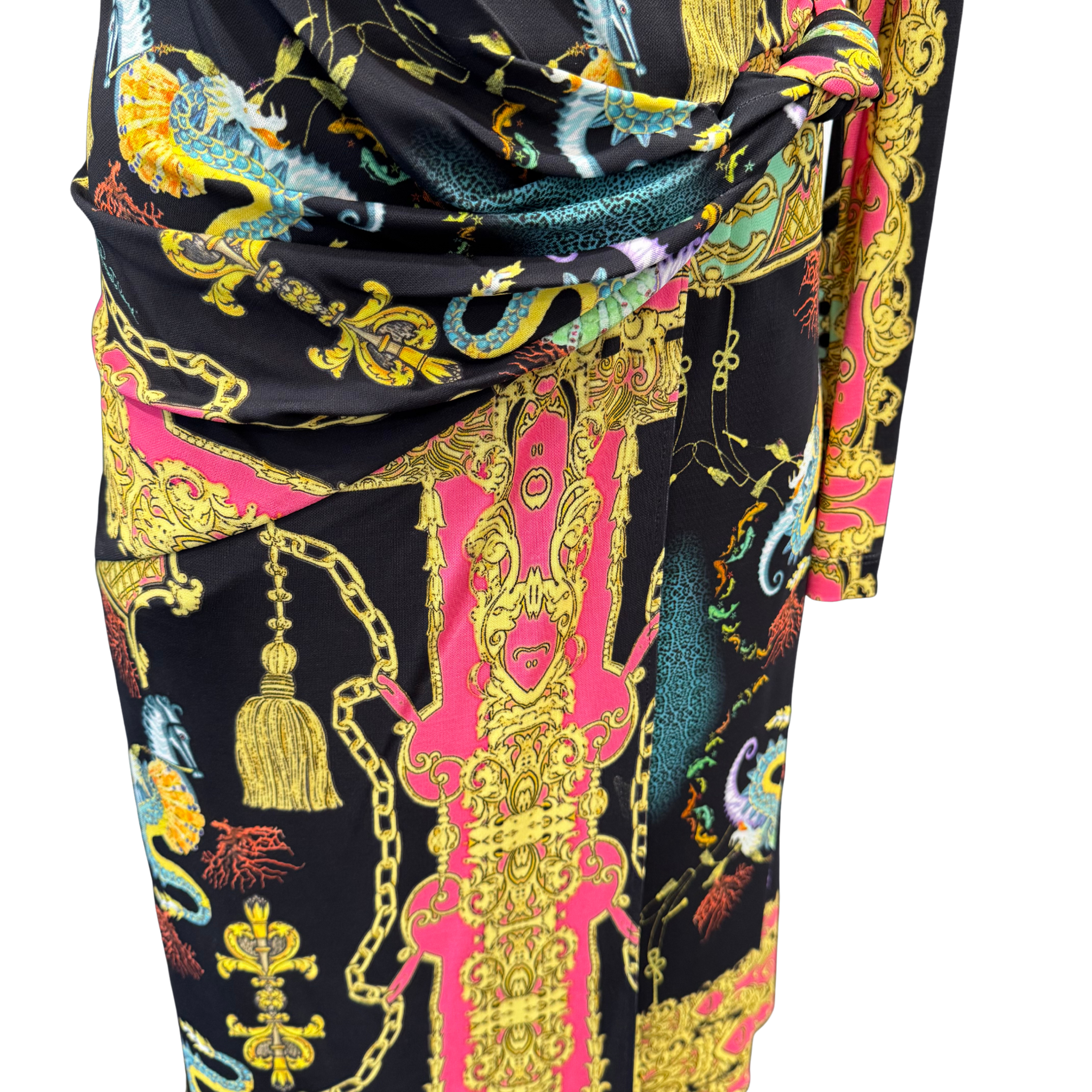 Roberto Cavalli Class Dress 38 Multicolour