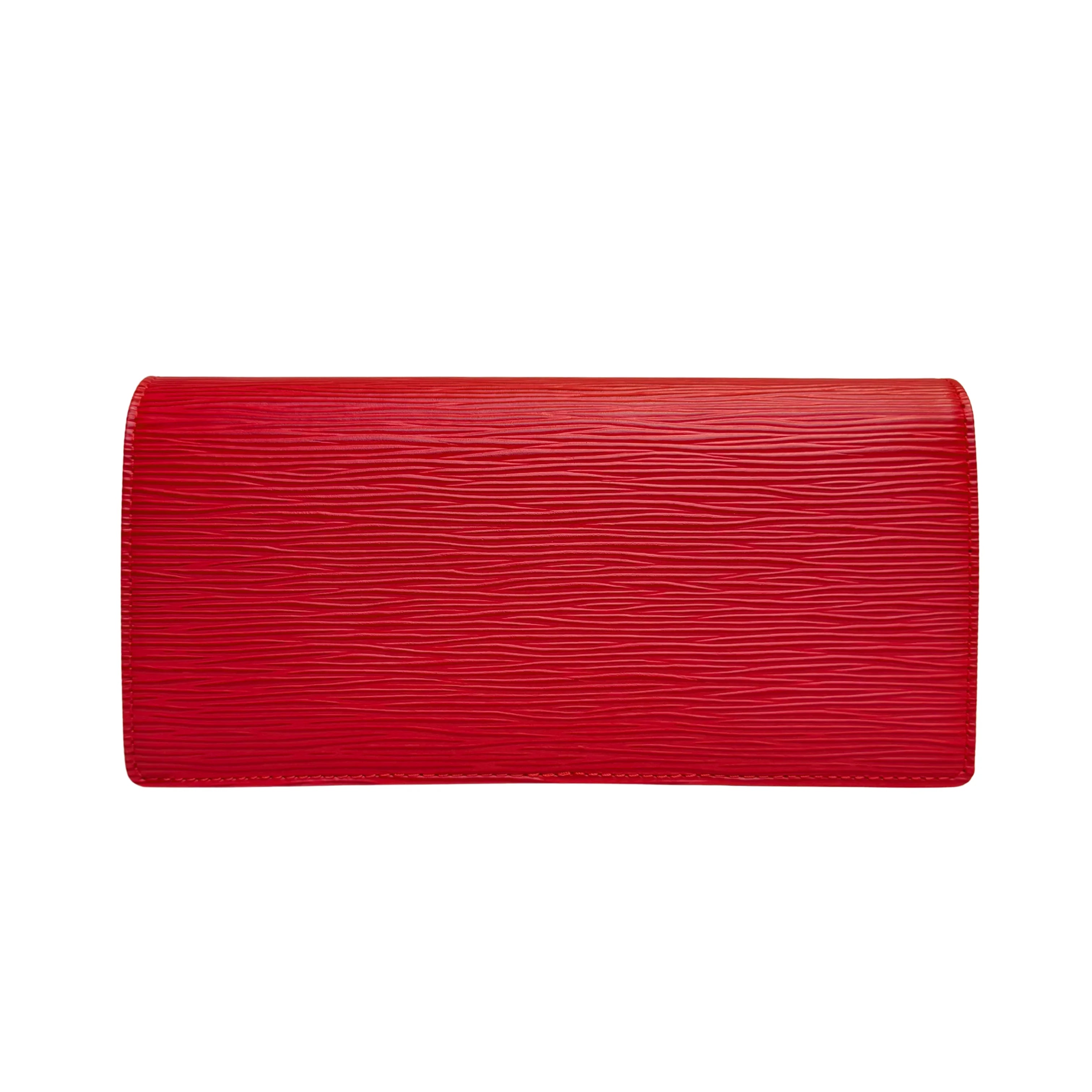 Louis Vuitton Epi Honfleur Castillan Red Shoulder Bag