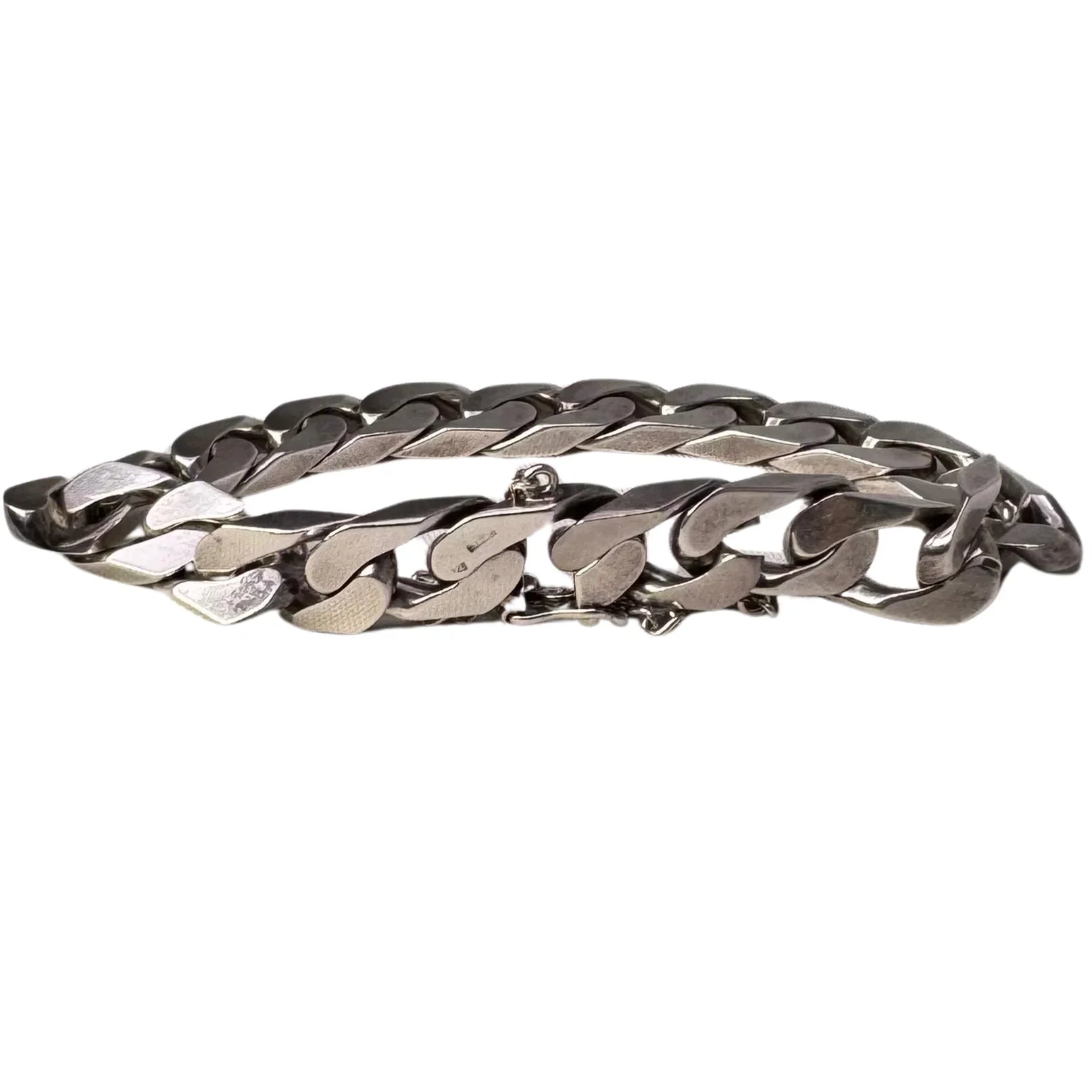 Cuban Chain Silver Men's Bracelet - Lost Designer