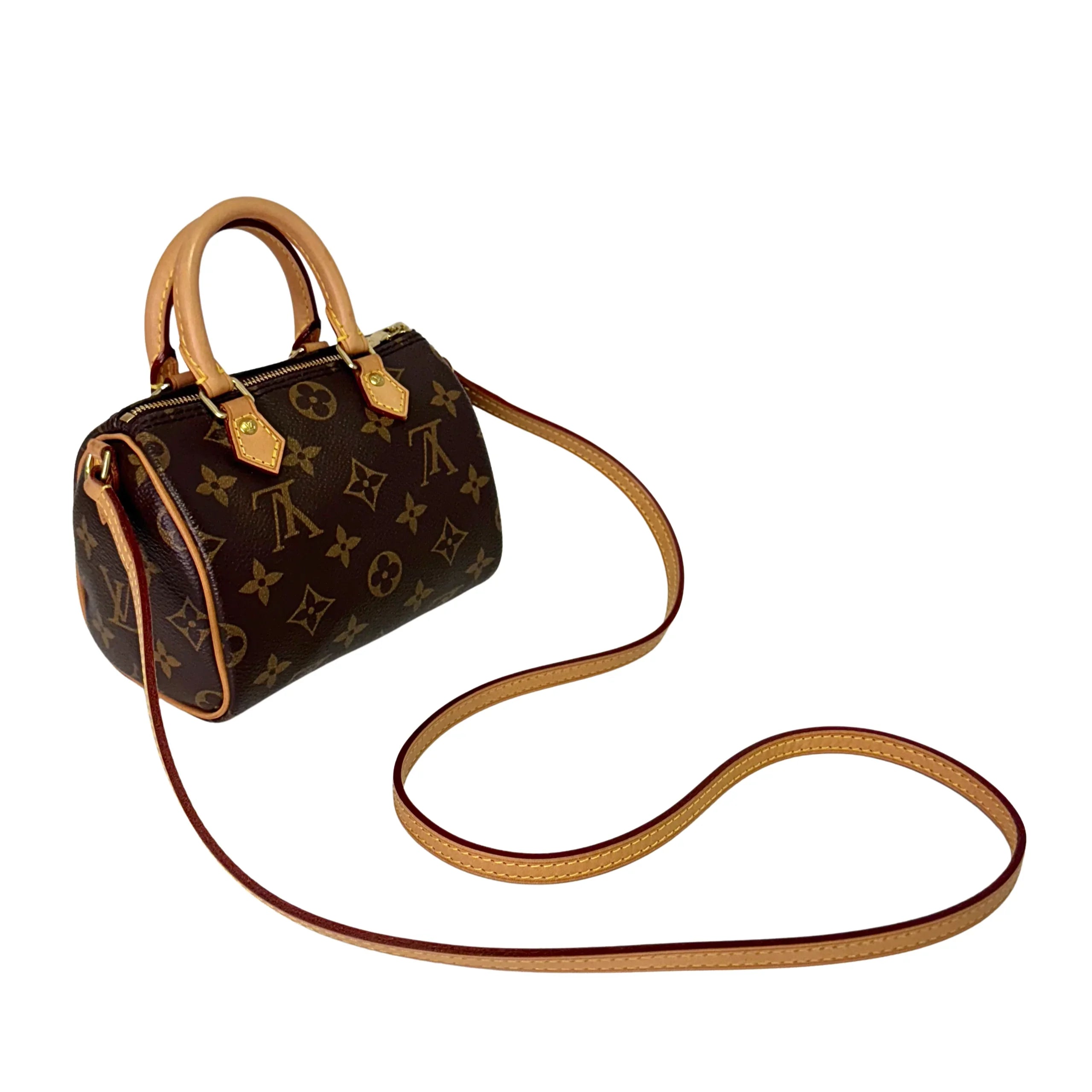 Louis Vuitton Nano Speedy Handbag Monogram Canvas - Lost Designer