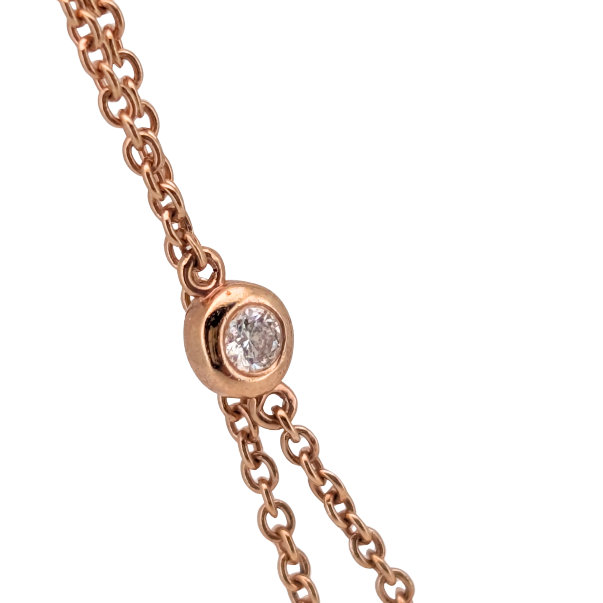 Qeelin Wulu Petite Diamond 18K Rose Gold Necklace