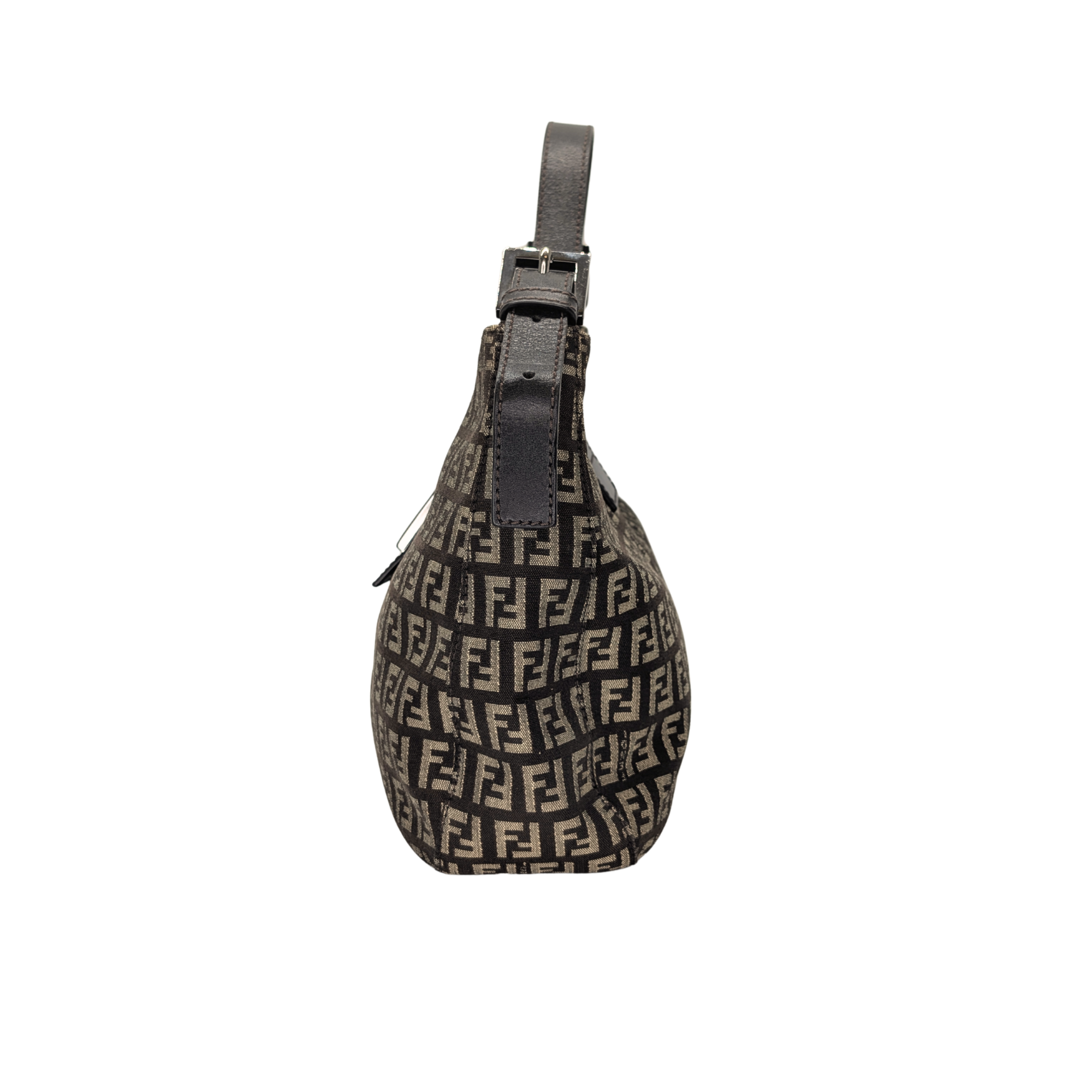 Fendi Zucchino Mamma Canvas Shoulder Bag