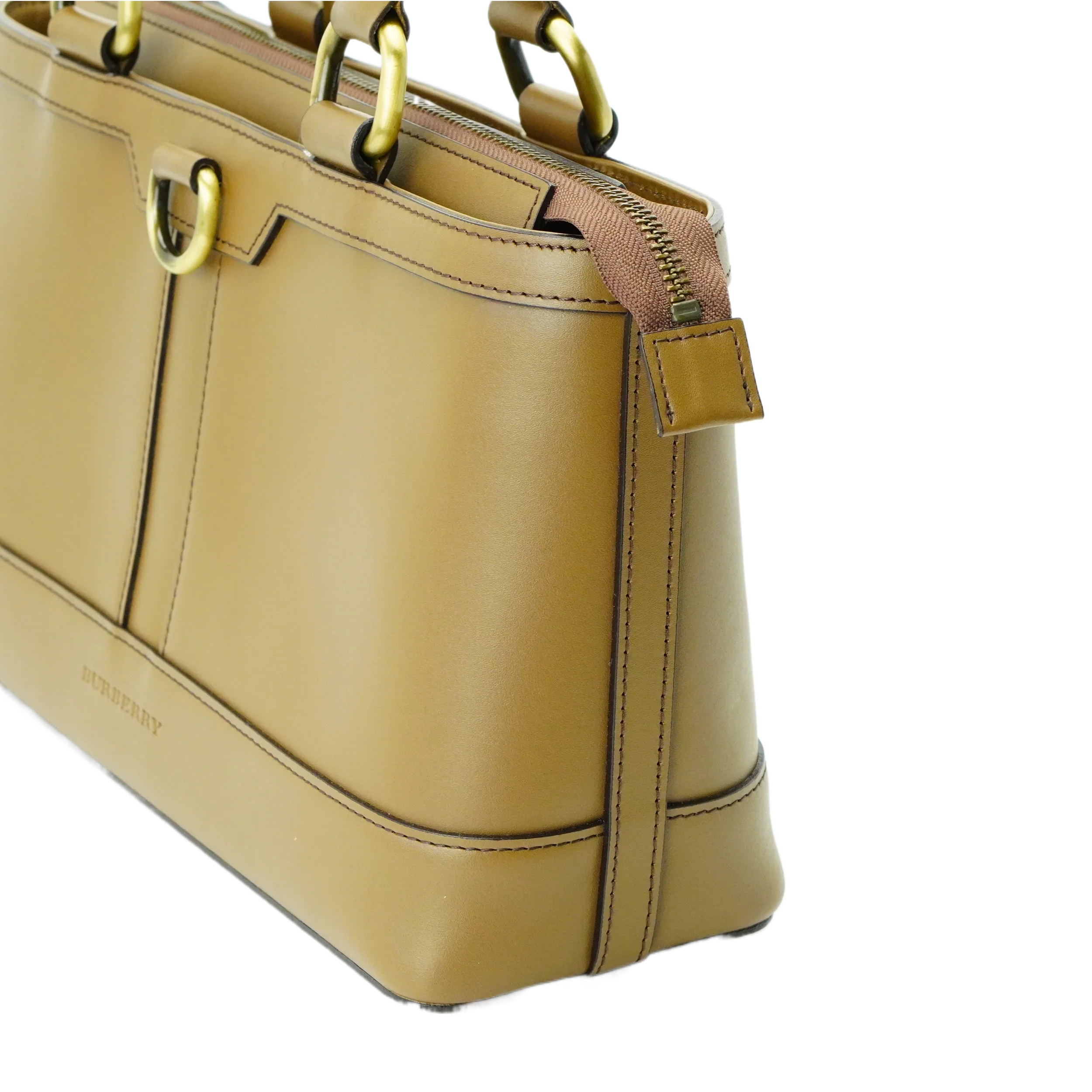 Burberry Handbag Leather Brown