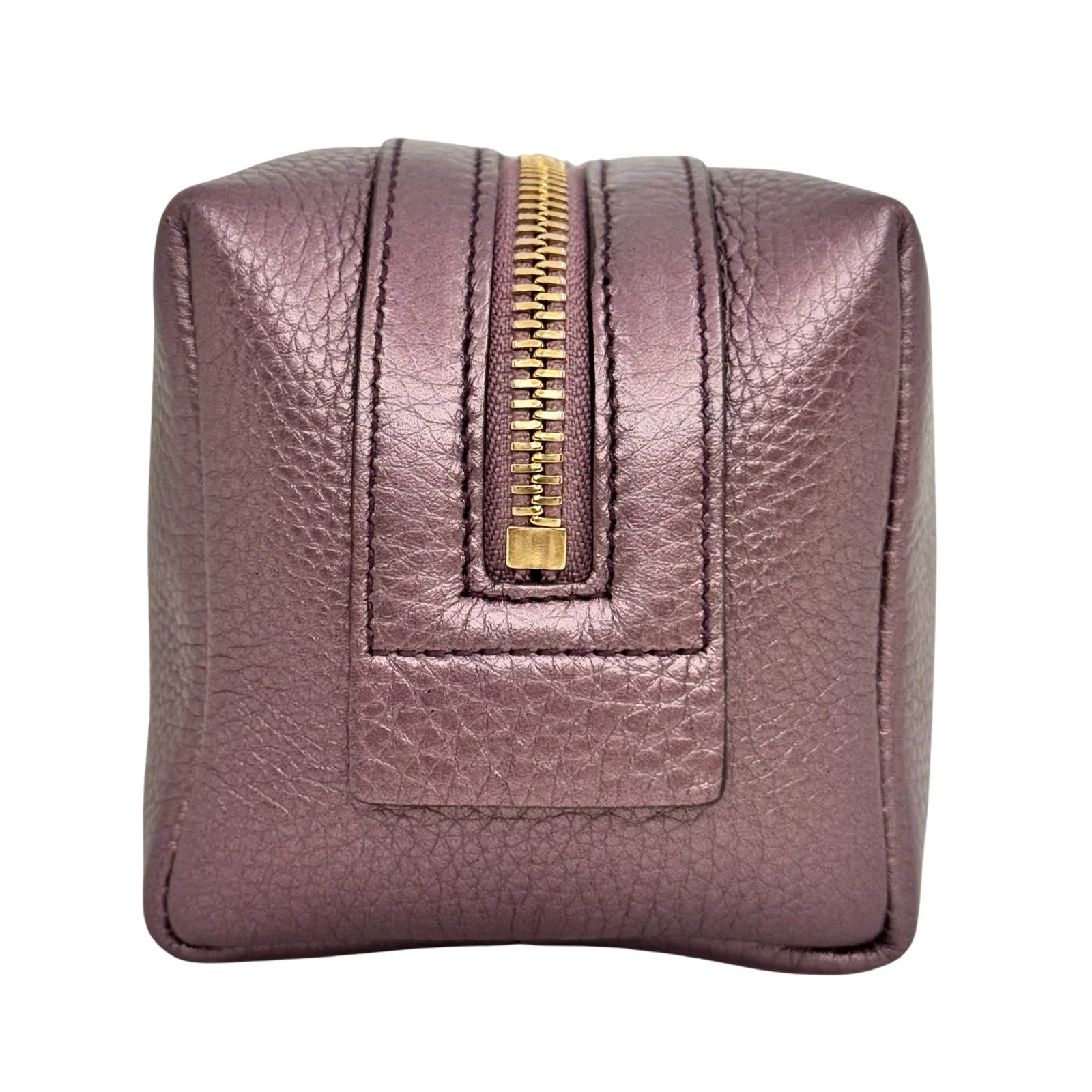 Gucci Soho Cosmetic Pouch in Rose Gold Pebbled Leather
