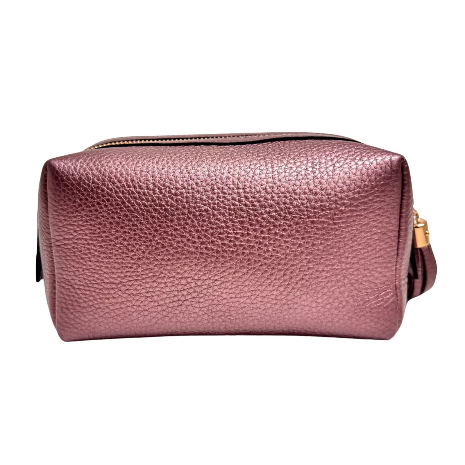 Gucci Soho Cosmetic Pouch in Rose Gold Pebbled Leather