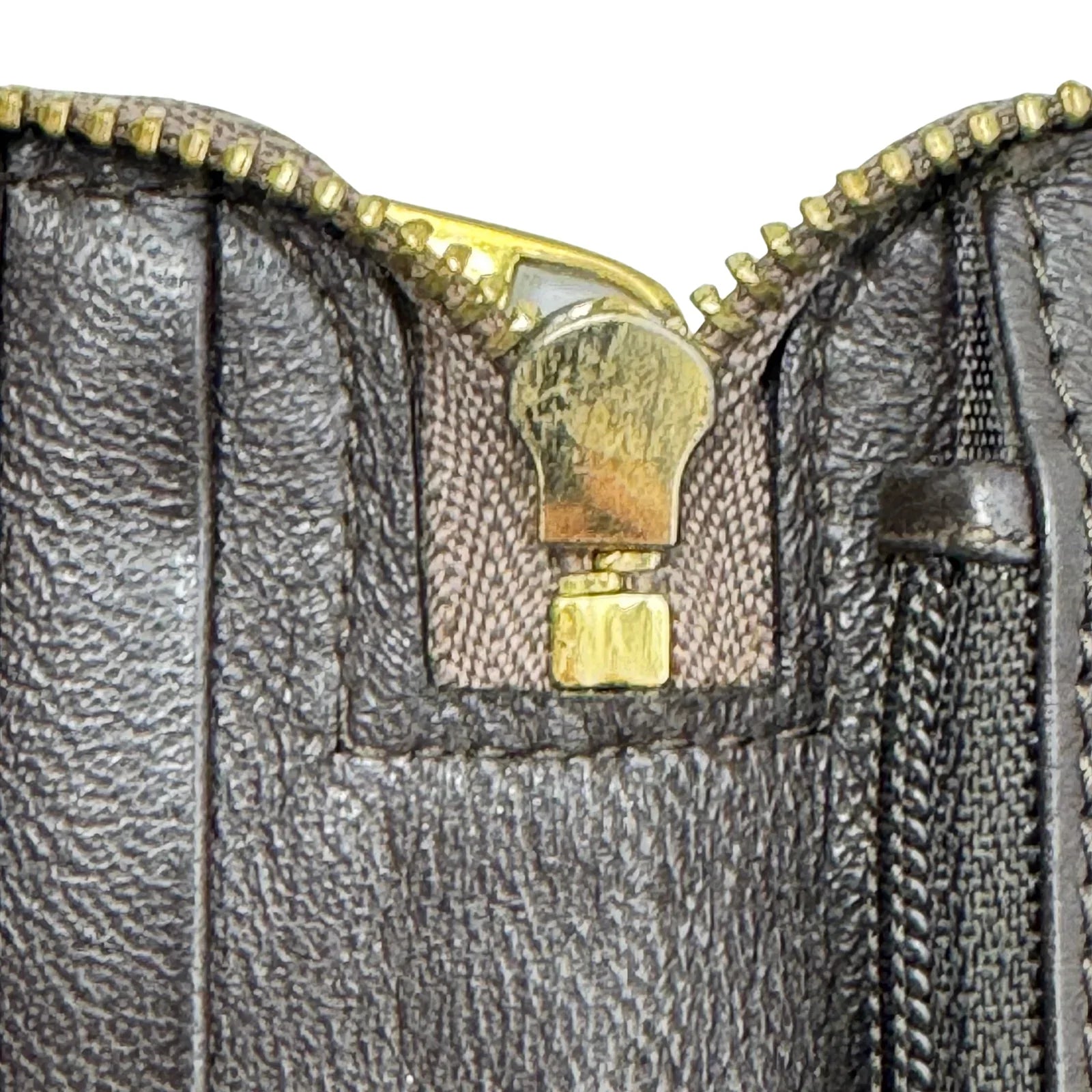 Salvatore Ferragamo Dark Brown Leather Long Wallet