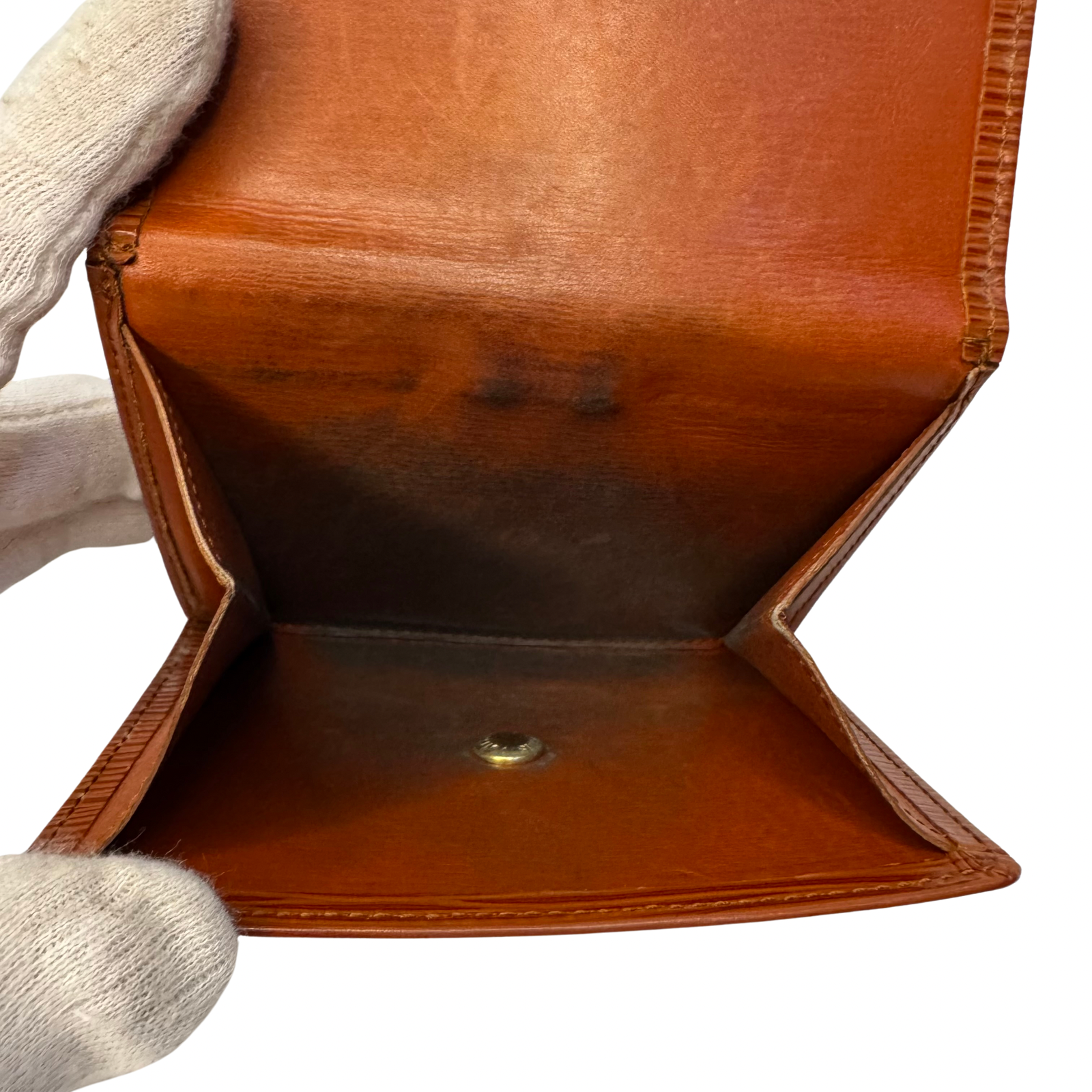 Louis Vuitton Epi Leather Compact Wallet Brown