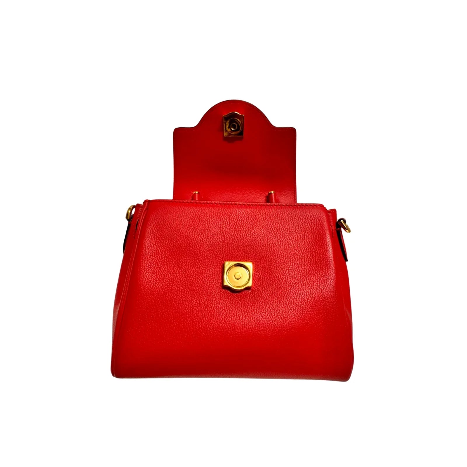 Versace Red Medusa Head Red top handle