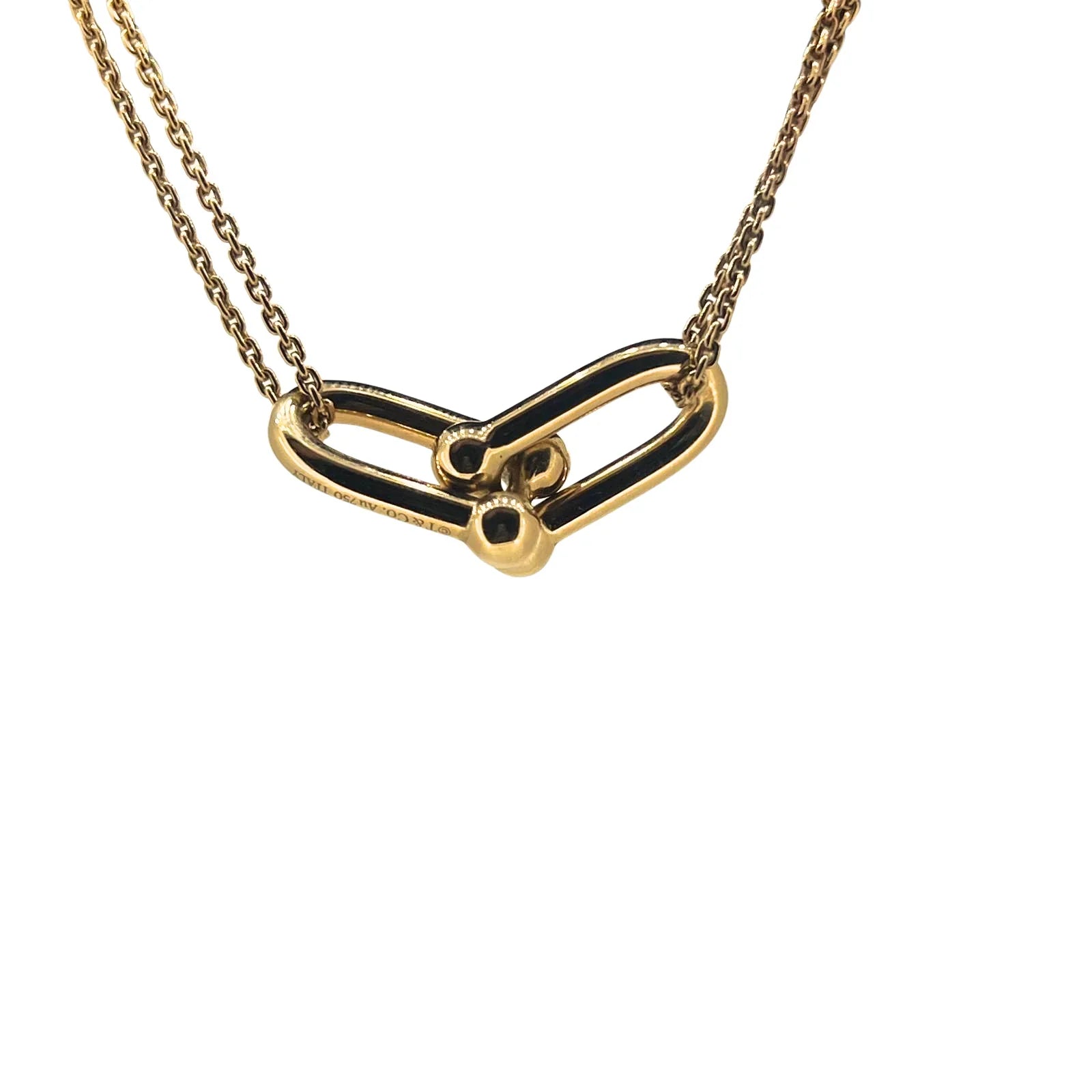 Tiffany & Co. HardWear Large Double Link Necklace – 18k Yellow Gold