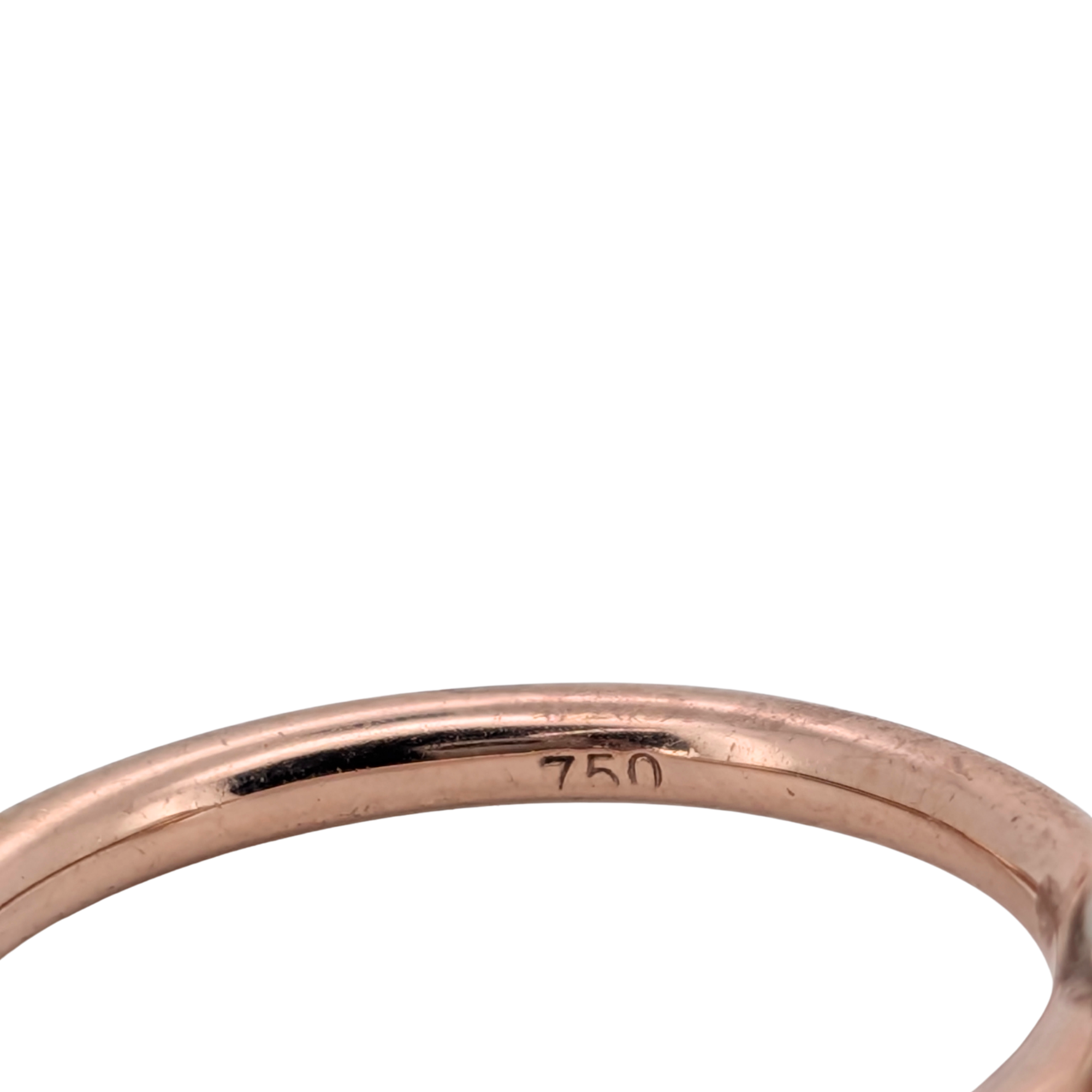 18K Rose Gold South Sea Pearl Diamond Ring