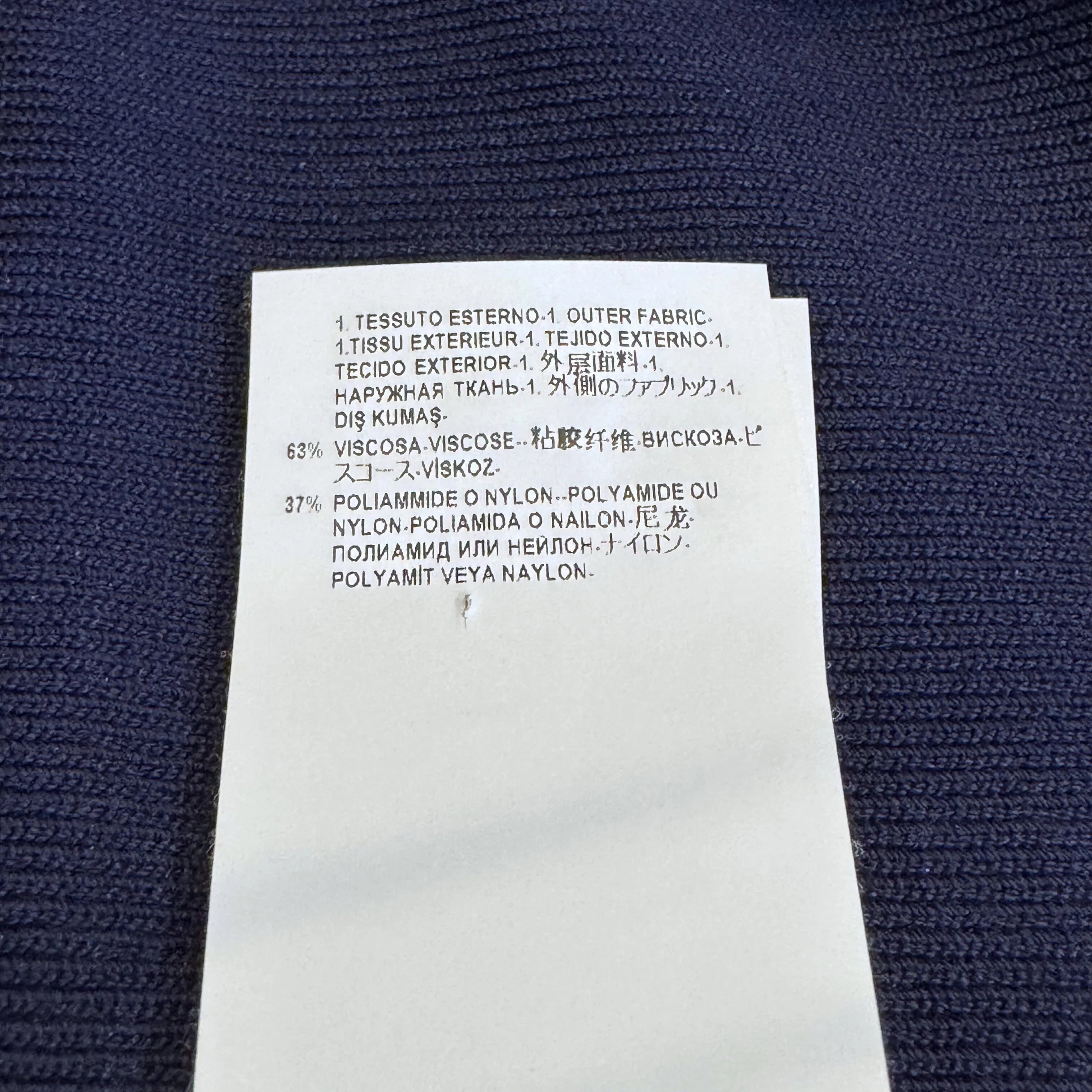 Versace Navy Cut-Out Midi Dress Size 44