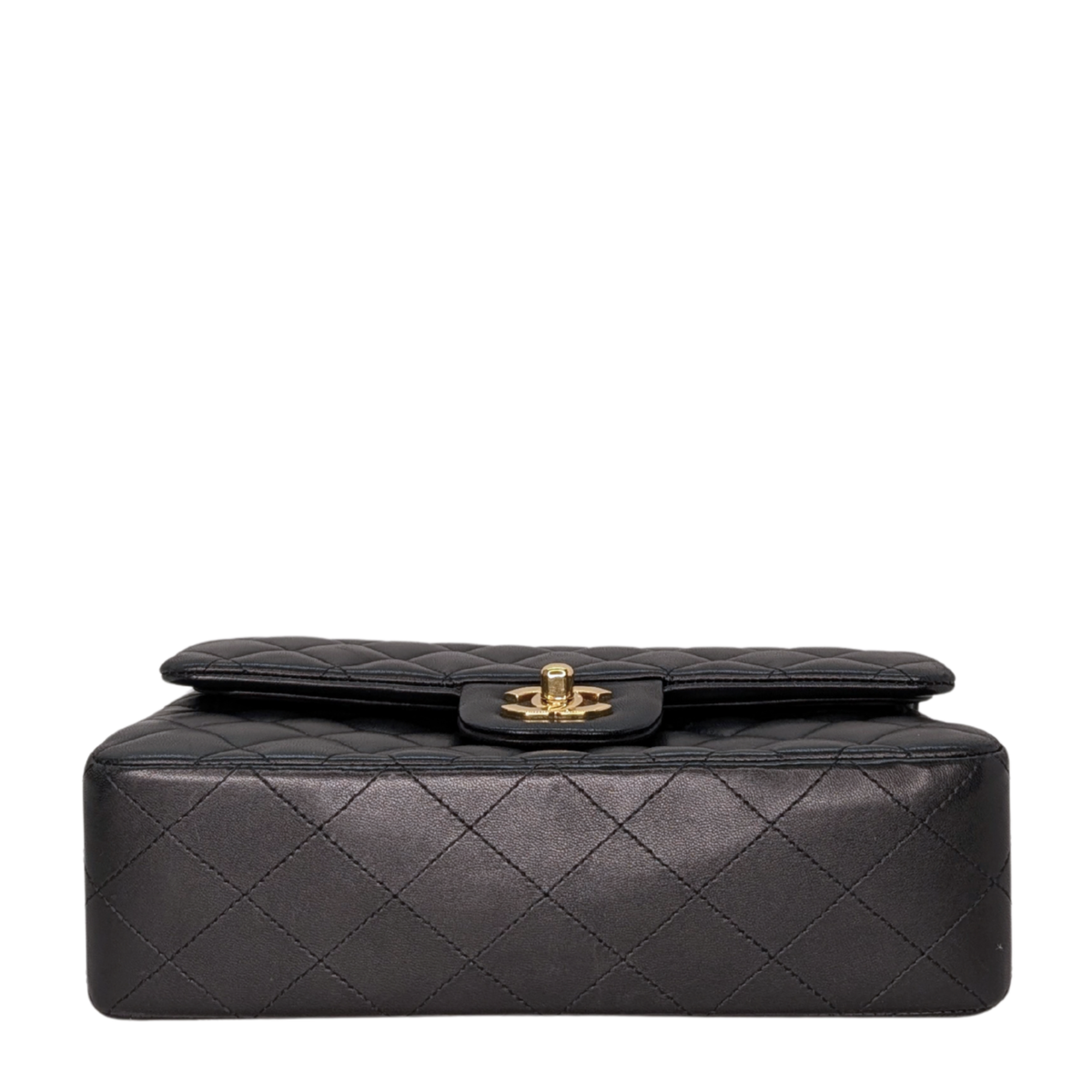 Chanel Small Classic Double Flap Bag Lambskin Black GHW