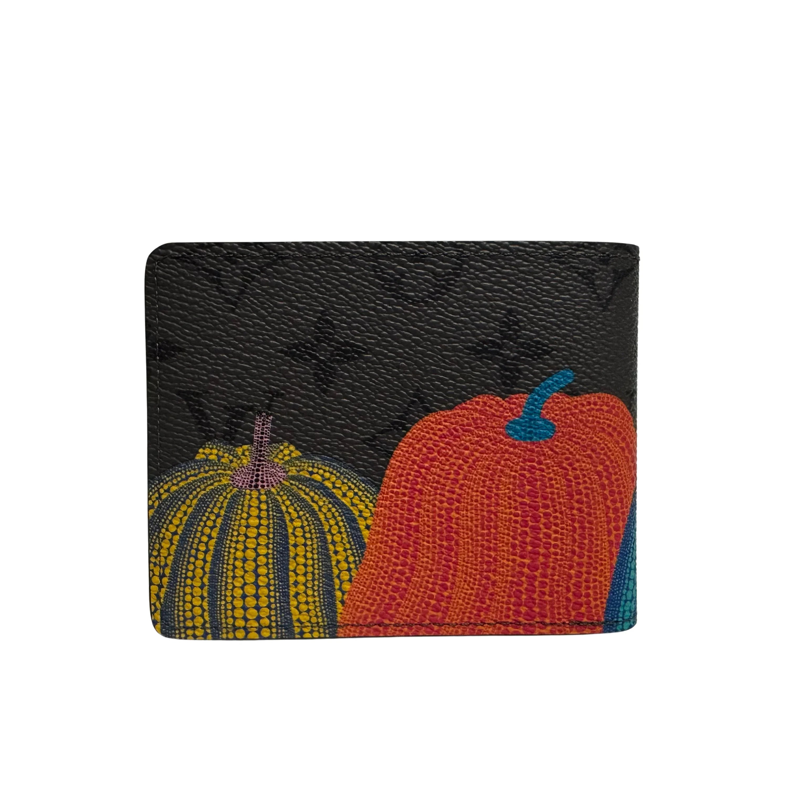 Louis Vuitton X Yayoi Kusama limited edition Eclipse Reverse Pumpkin Slender Wallet