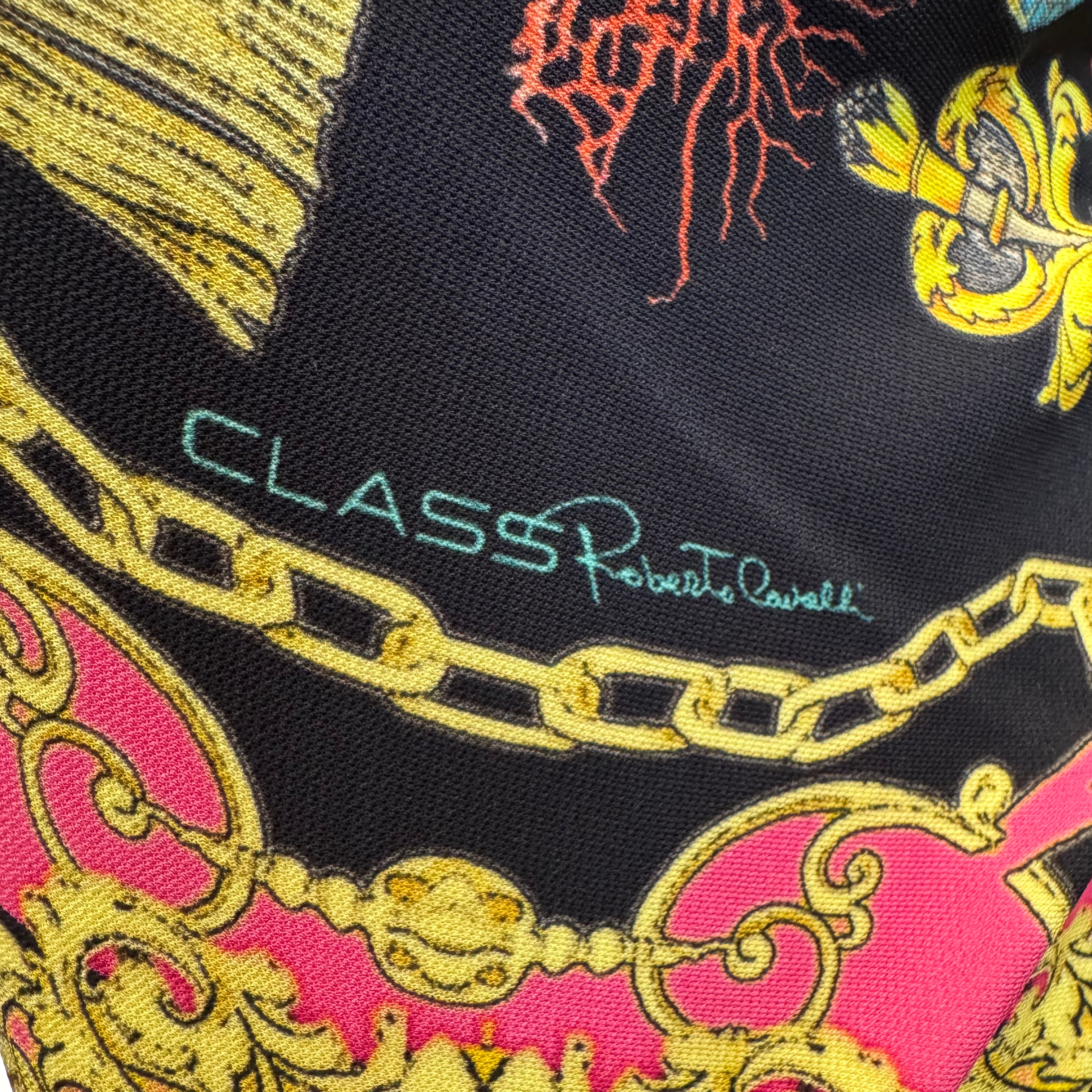 Roberto Cavalli Class Dress 38 Multicolour