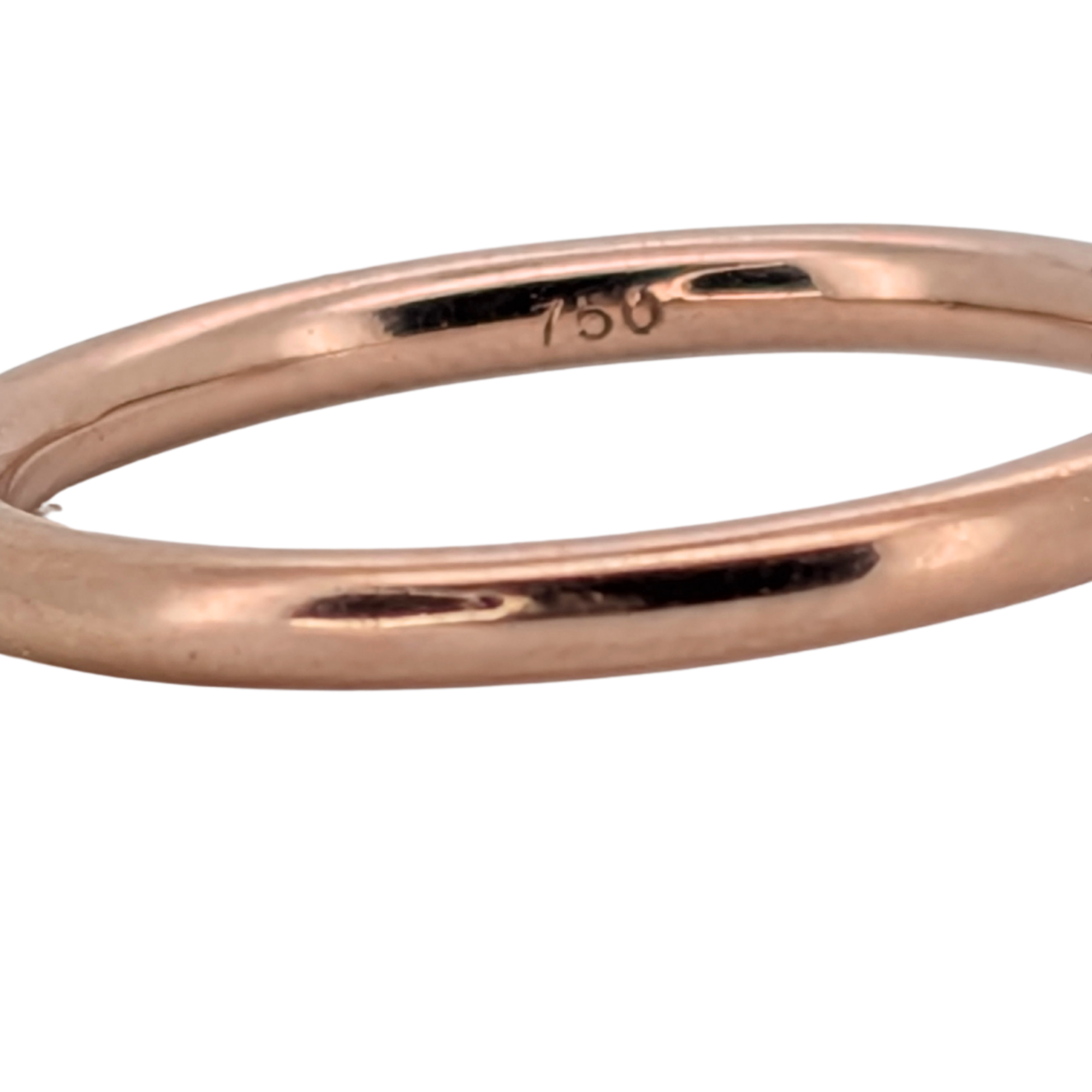 18K Rose Gold South Sea Pearl Diamond Ring