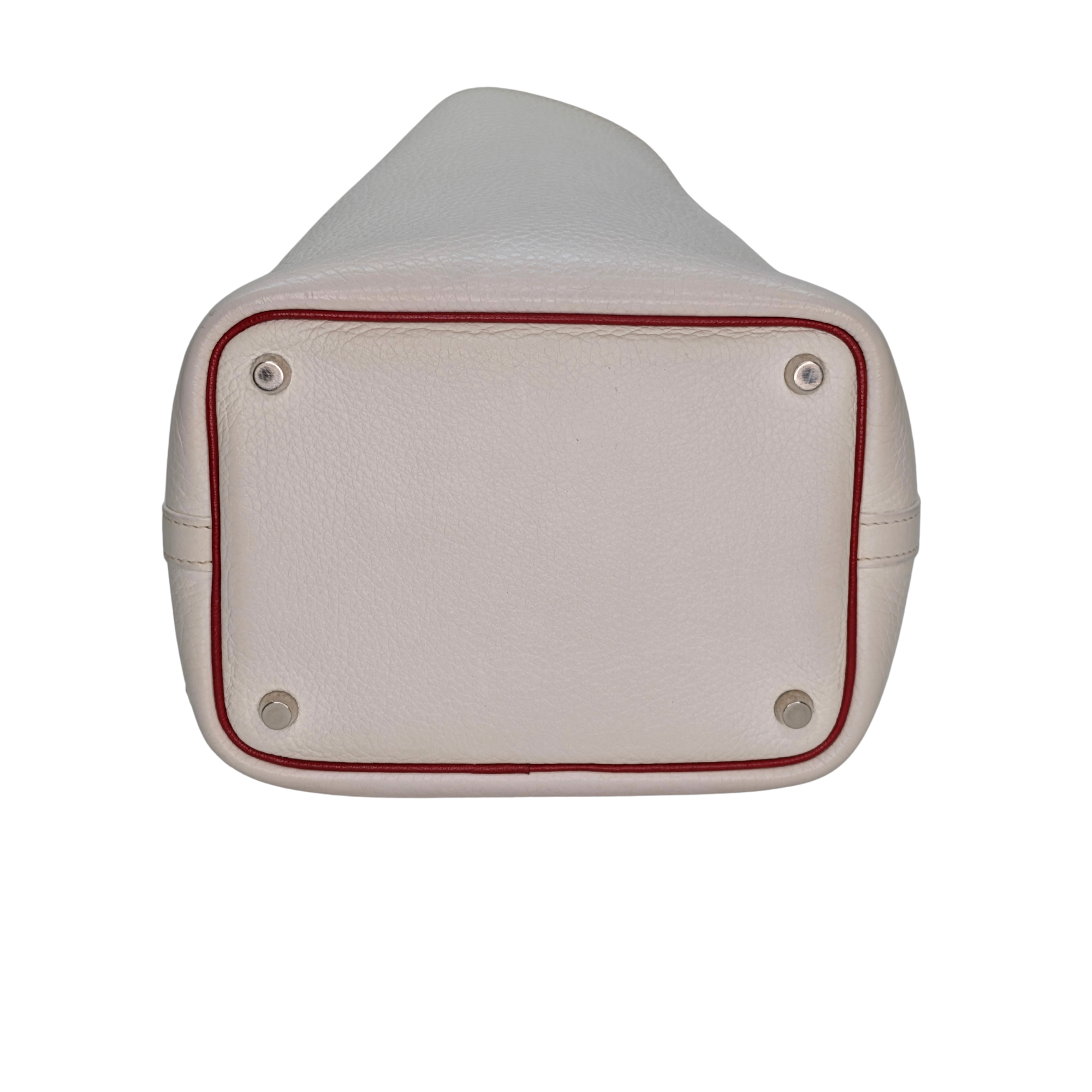 Hermès Picotin Lock PM 18 Bag Stamp J Beton/White