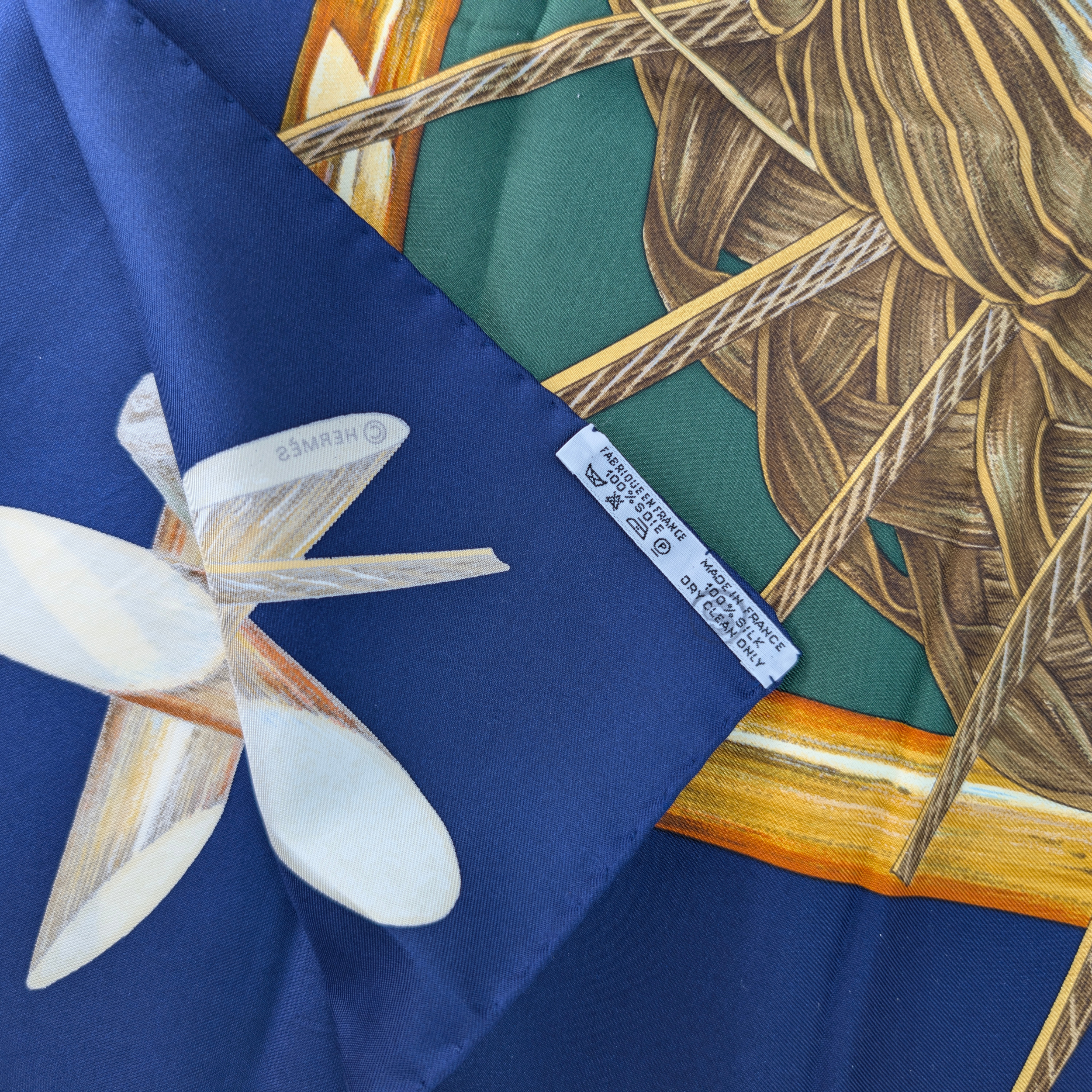 Hermès Jardin Créole Foulard Silk Scarf by Valérie Dawlat-Dumoulin