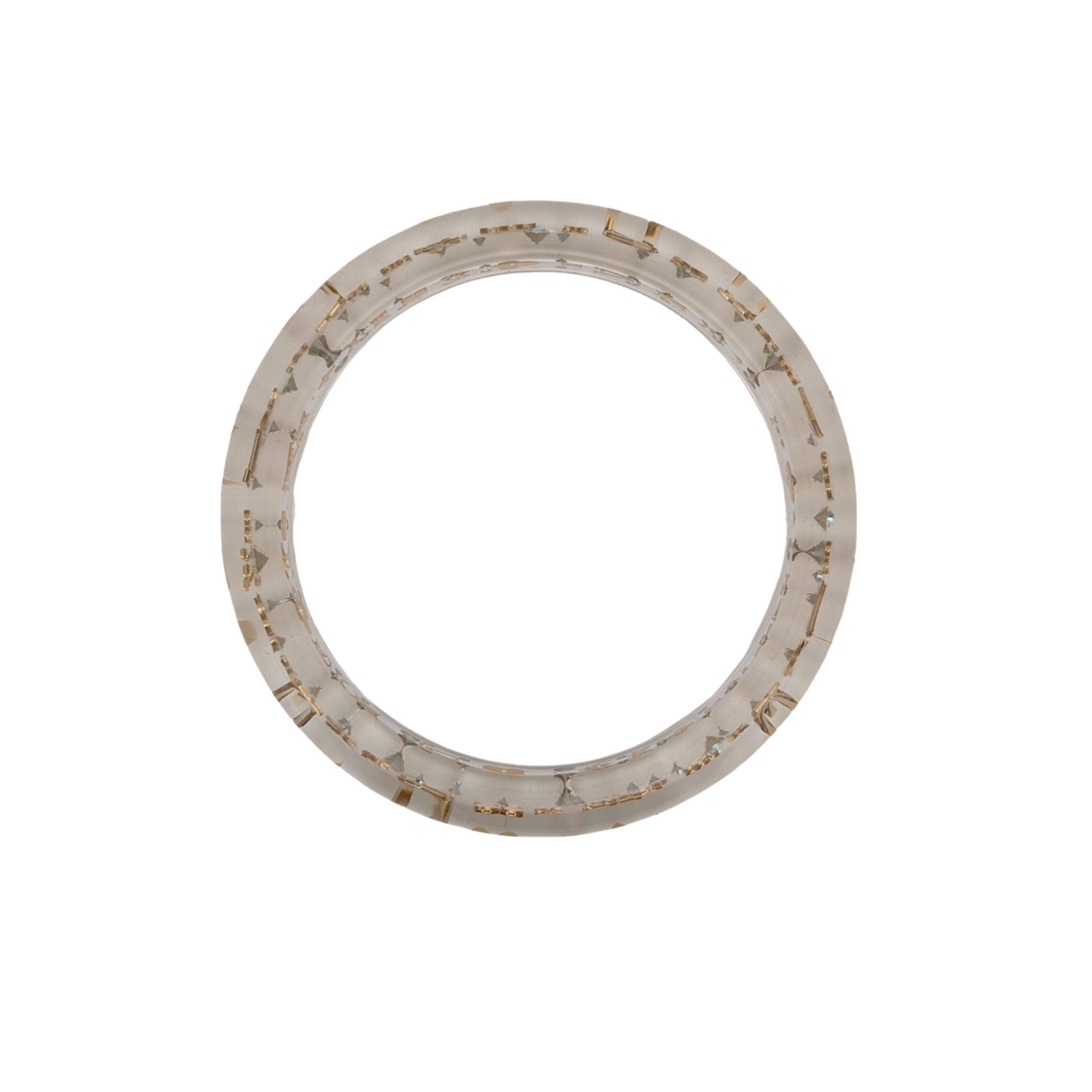 Louis Vuitton Resin Inclusion Bangle Bracelet
