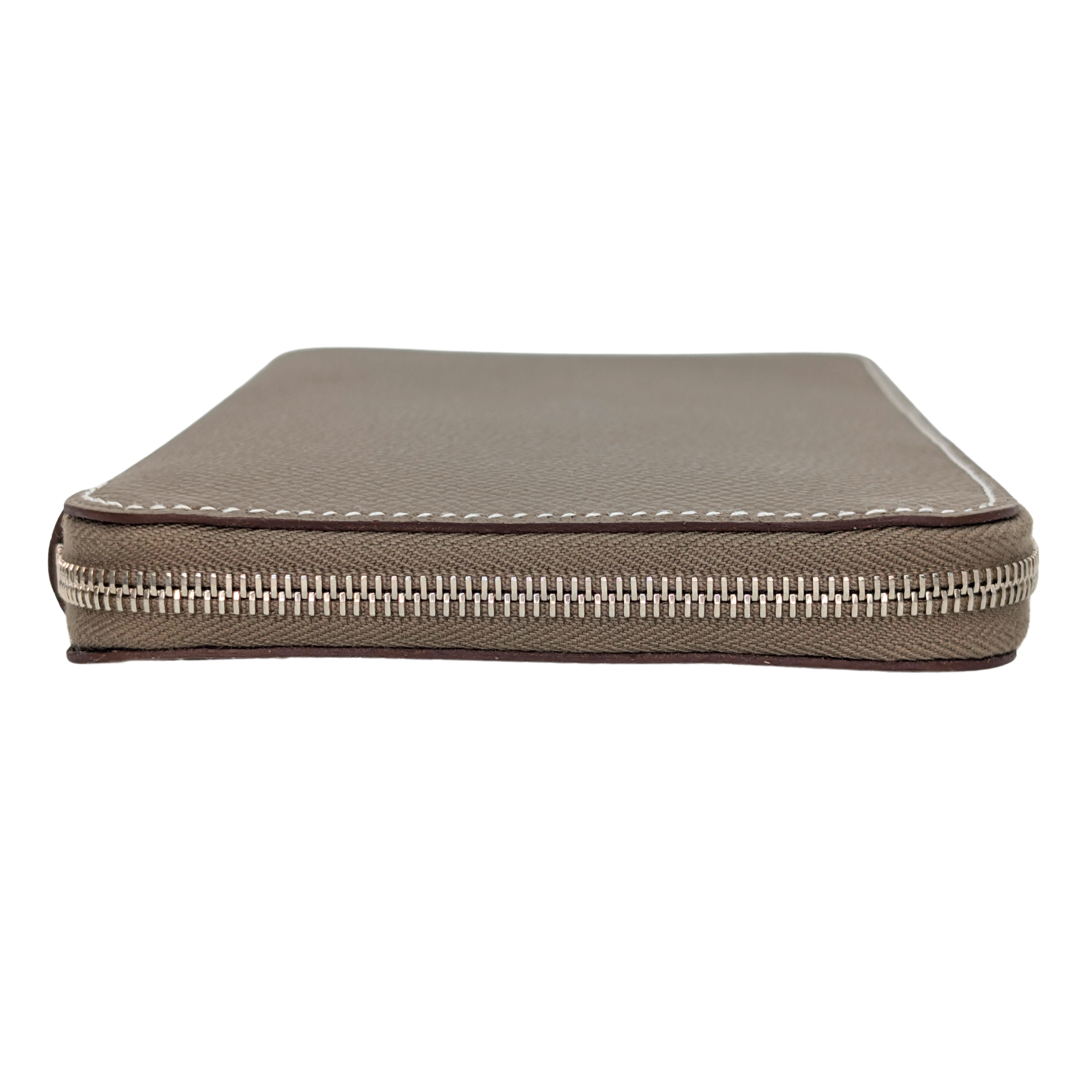 Hermes Silk'In Classique long wallet Epsom étoupe