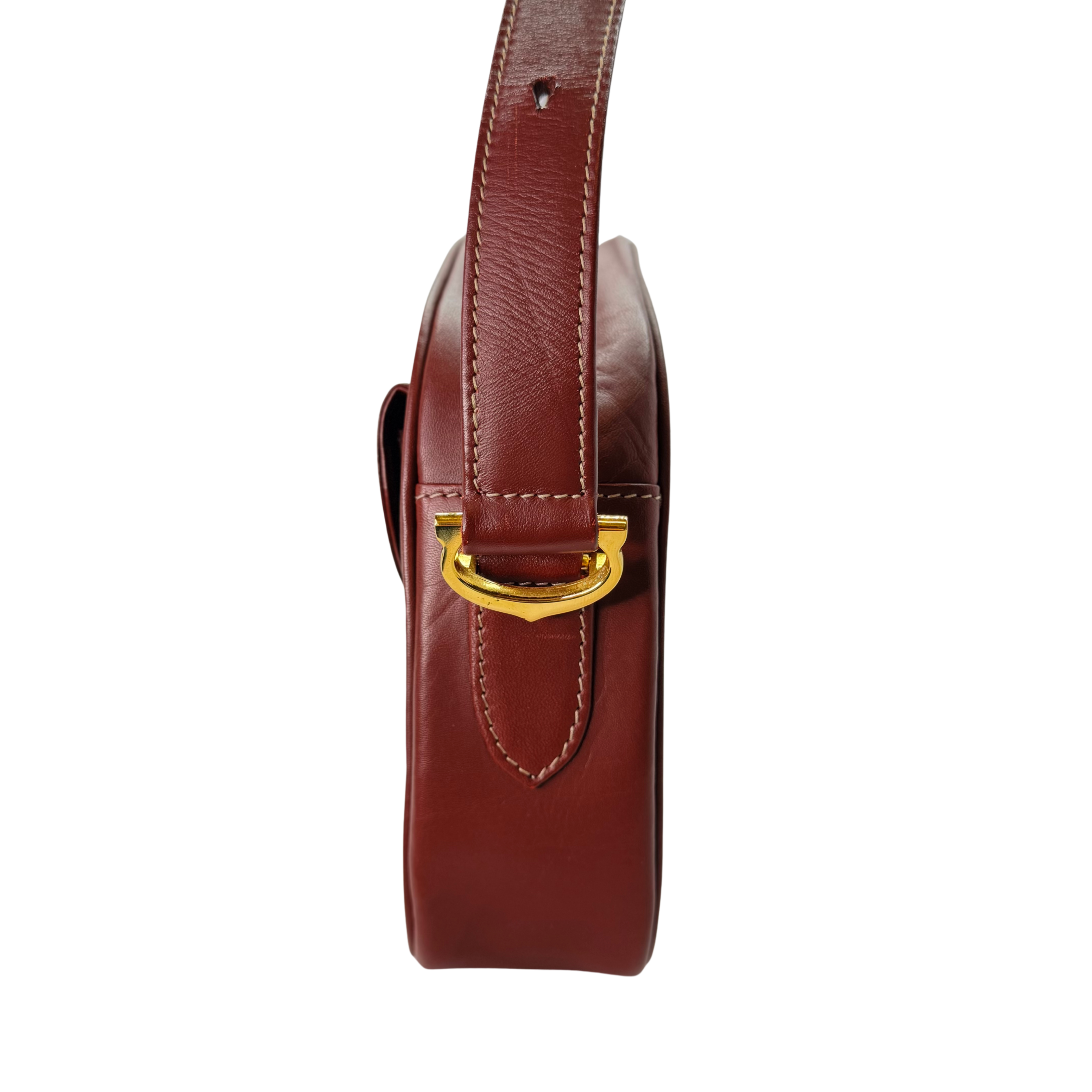 Cartier Must De Cartier Crossbody Bag Leather Brown