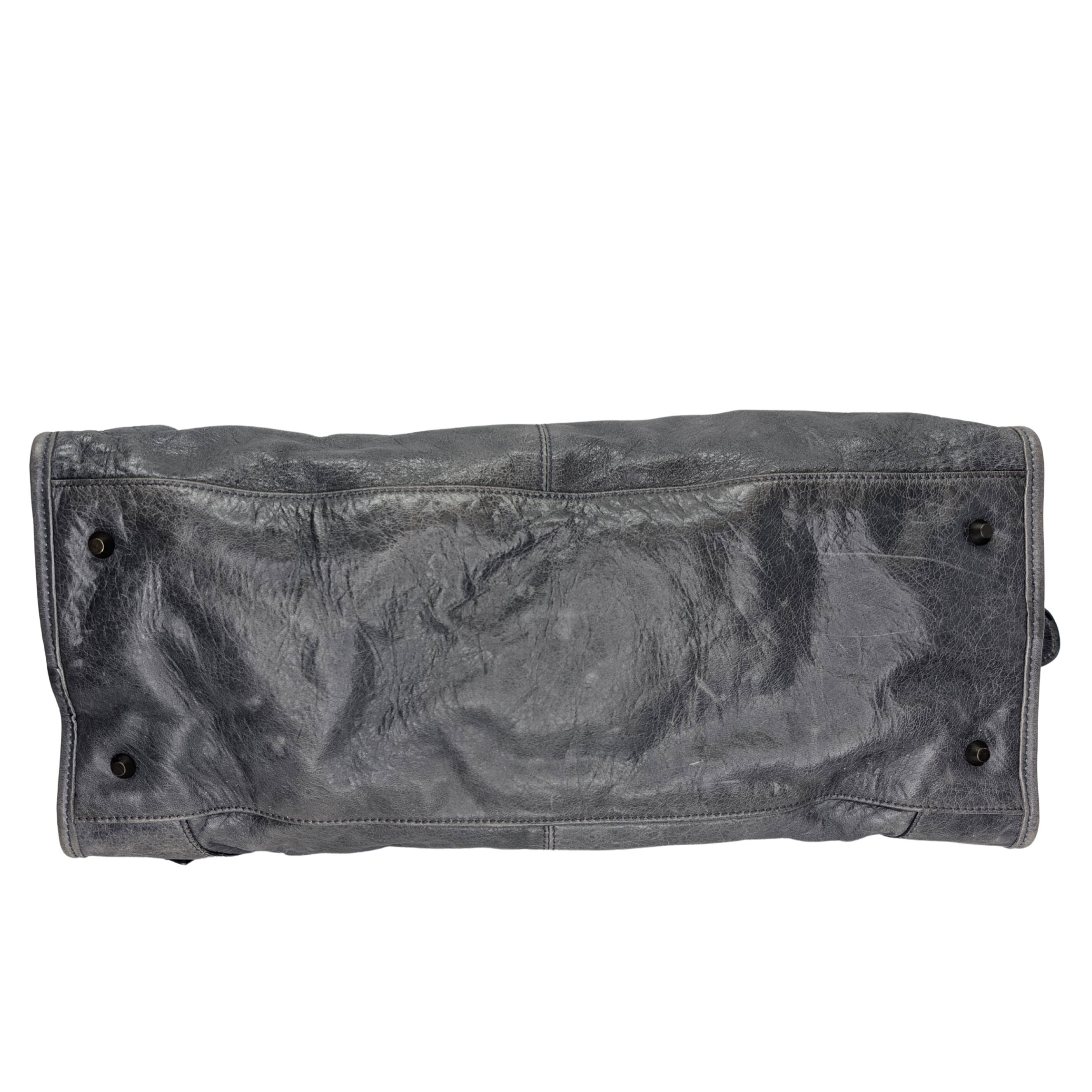 Balenciaga Motorcycle City Shoulder Bag Grey