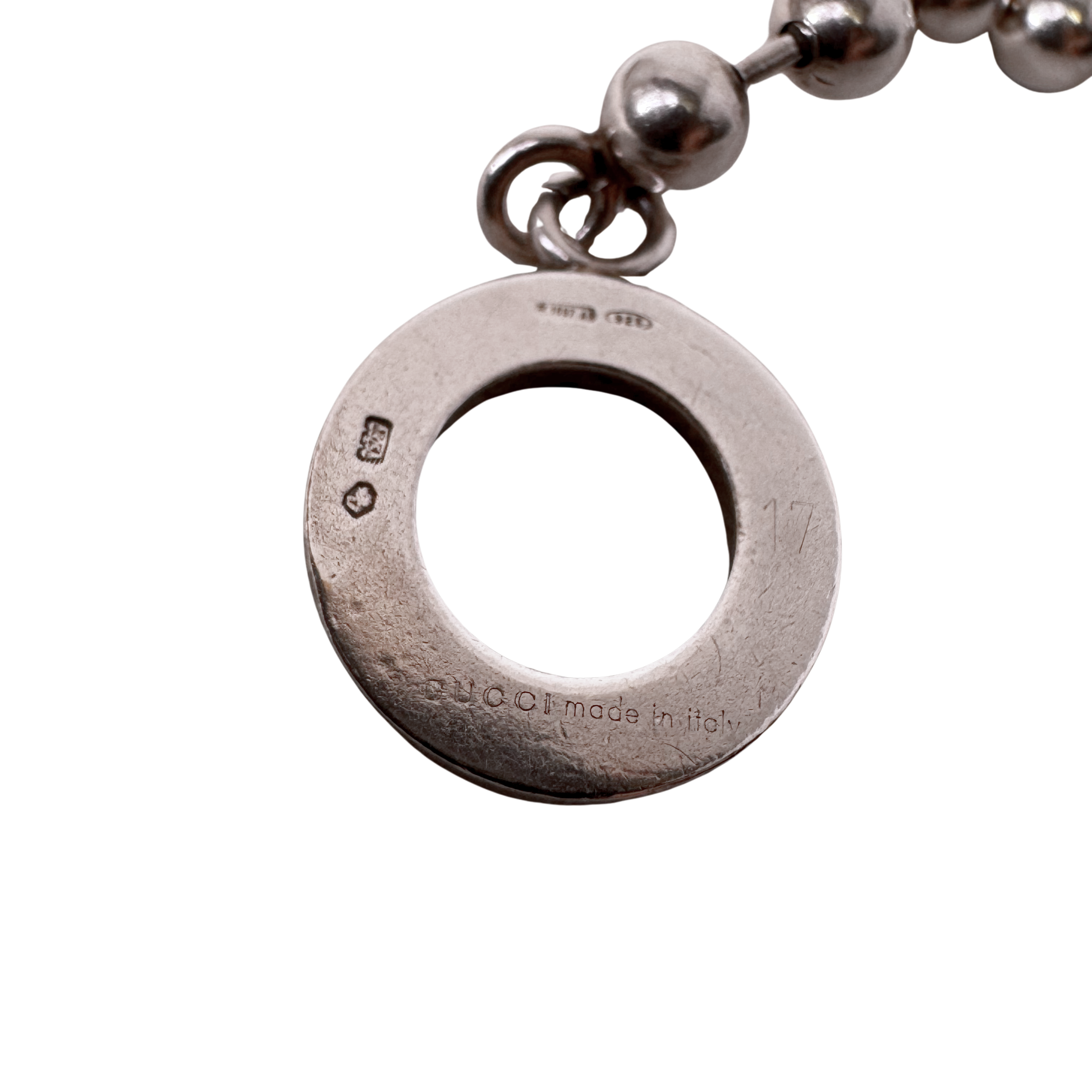 Gucci Ball Silver Bracelet