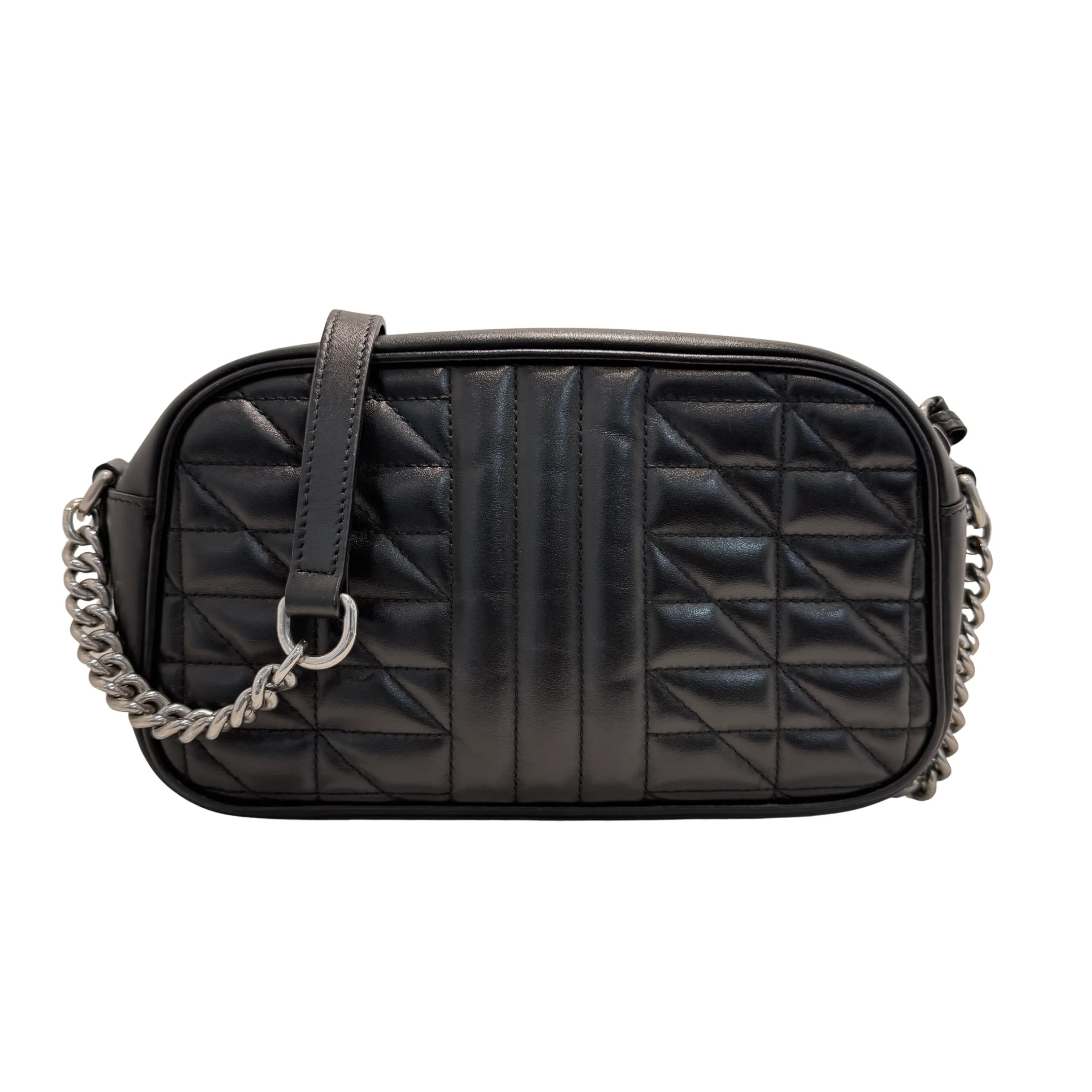 Gucci Marmont Small Shoulder Bag Leather Black - Lost Designer