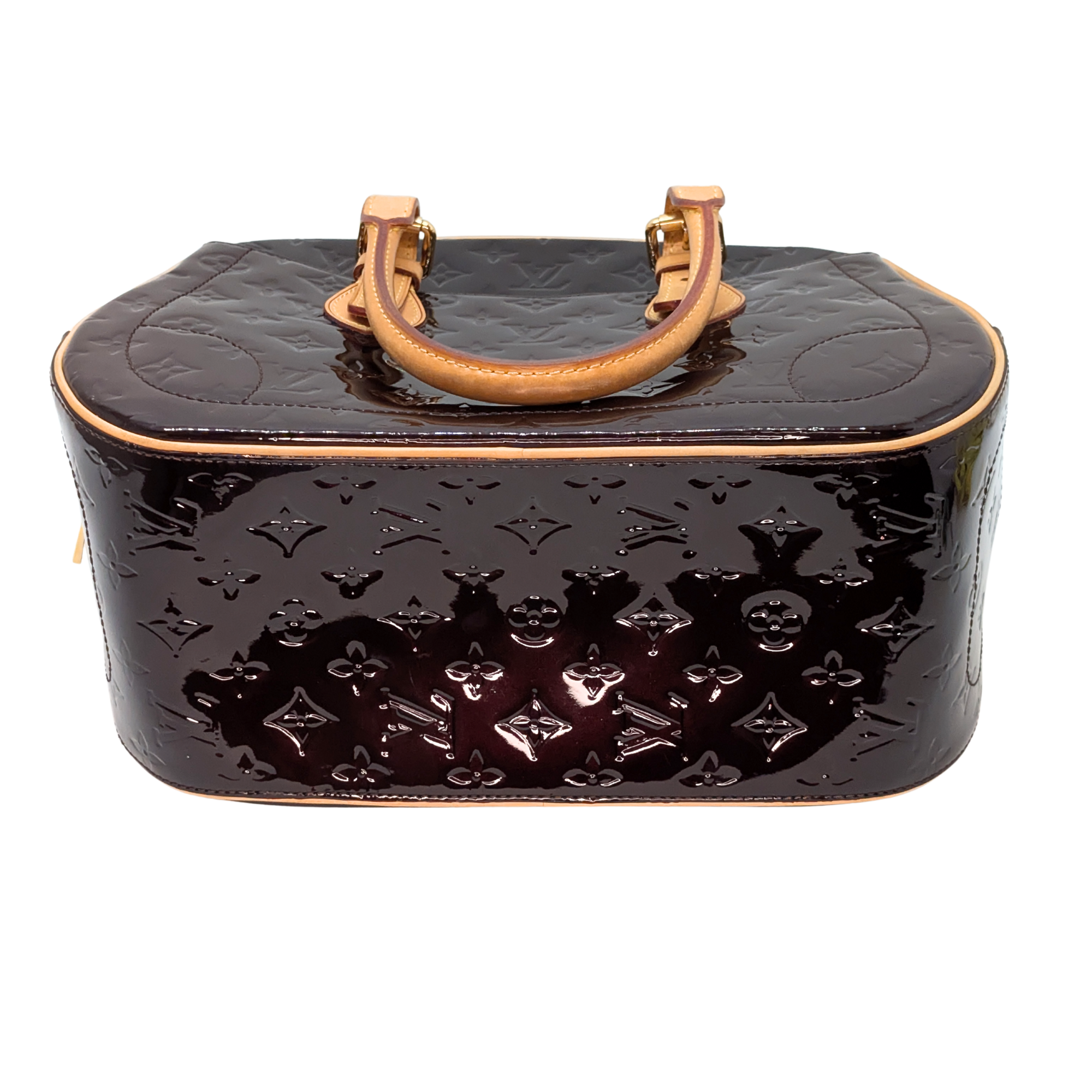 Louis Vuitton Summit Drive Vernis Patent Leather Handbag Burgandy