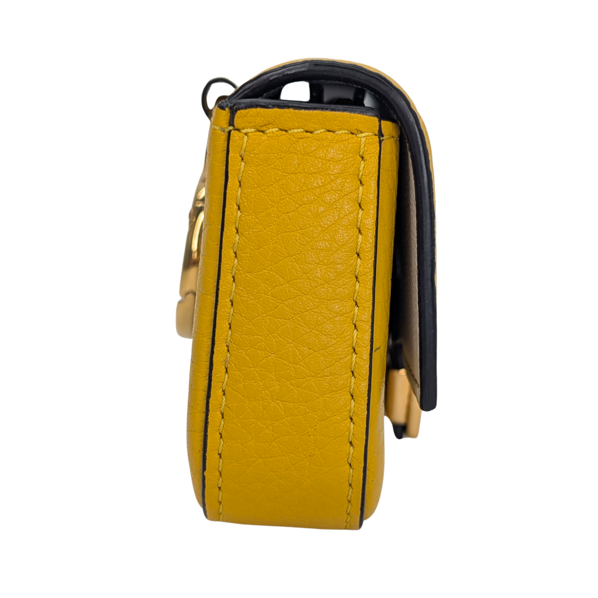 Fendi Nano Baguette Bag Charm Yellow
