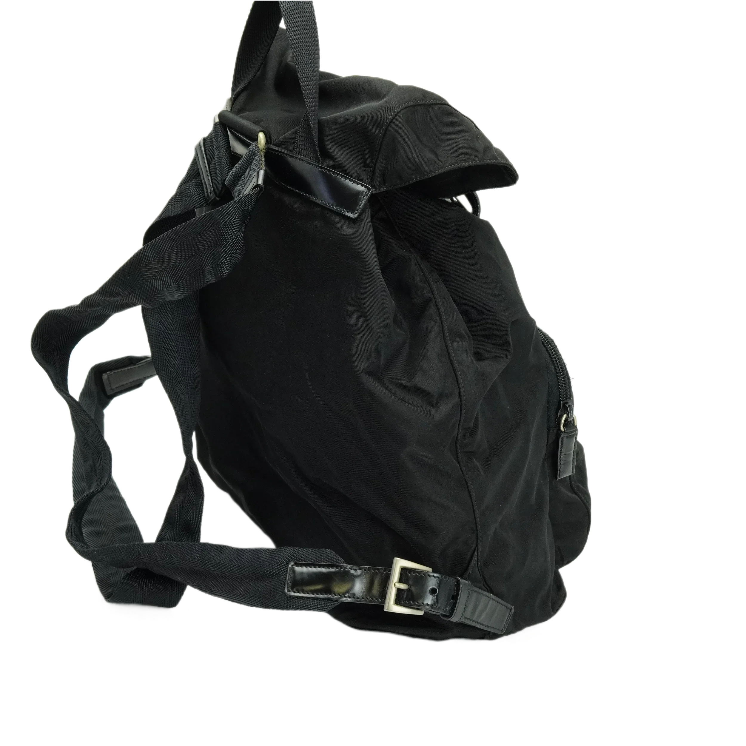 Prada Nylon Black Backpack Rucksack
