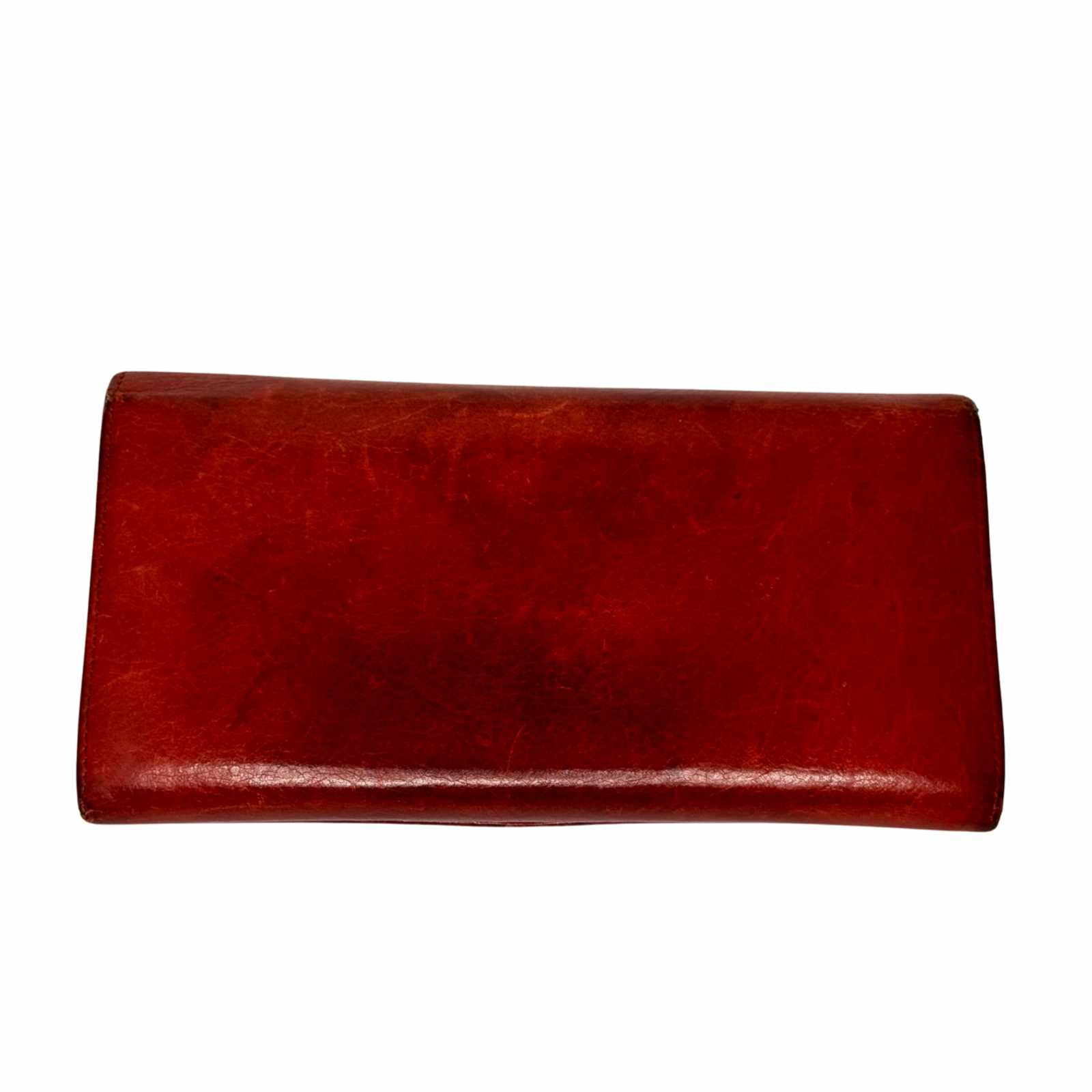 Balenciaga Red Lipstick Agneau Leather Giant 12 Gold Hardware Wallet