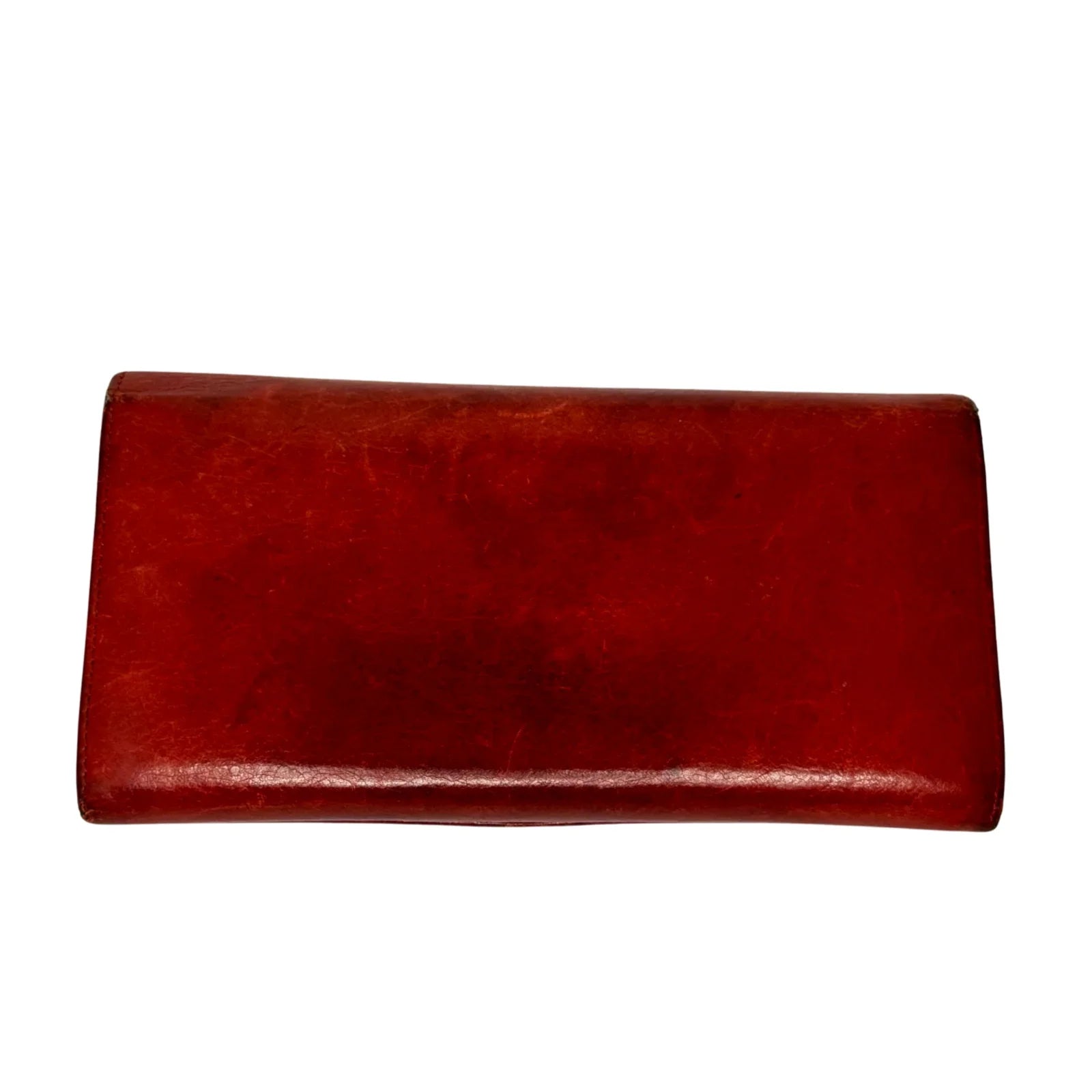 Balenciaga Red Lipstick Agneau Leather Giant 12 Gold Hardware Wallet