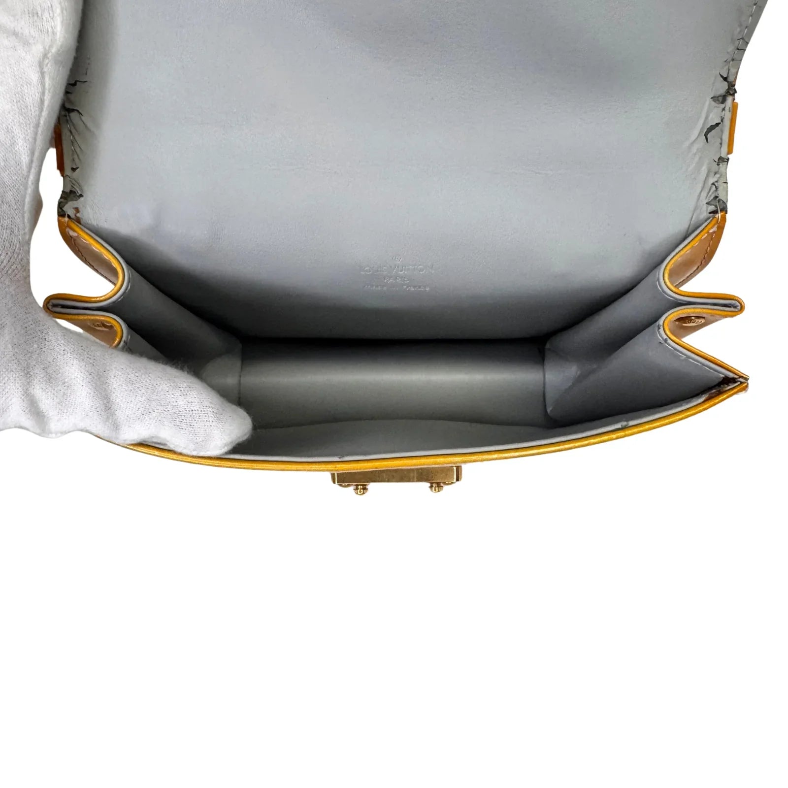 Louis Vuitton Vernis Street Bag Yellow - Lost Designer