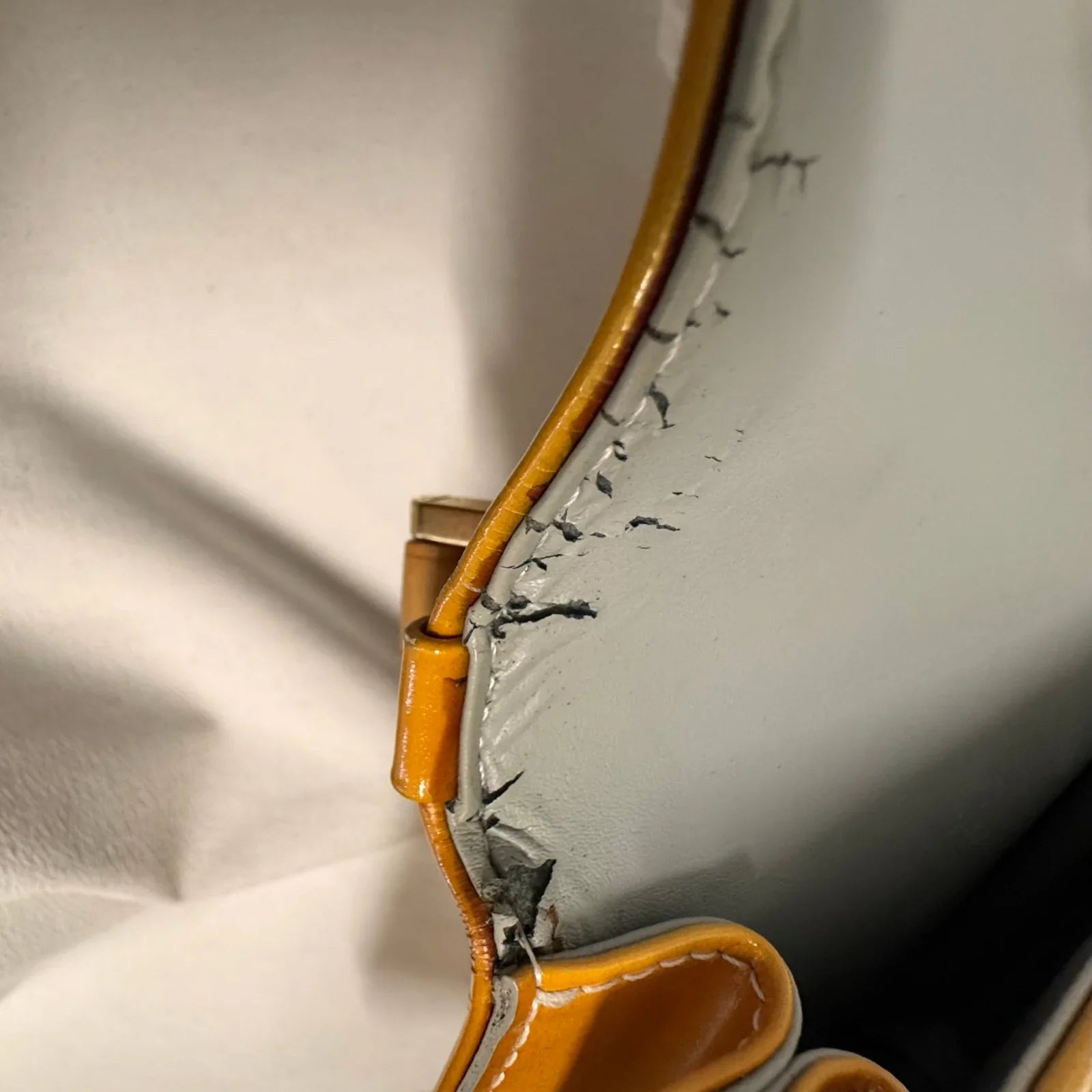 Louis Vuitton Vernis Street Bag Yellow - Lost Designer