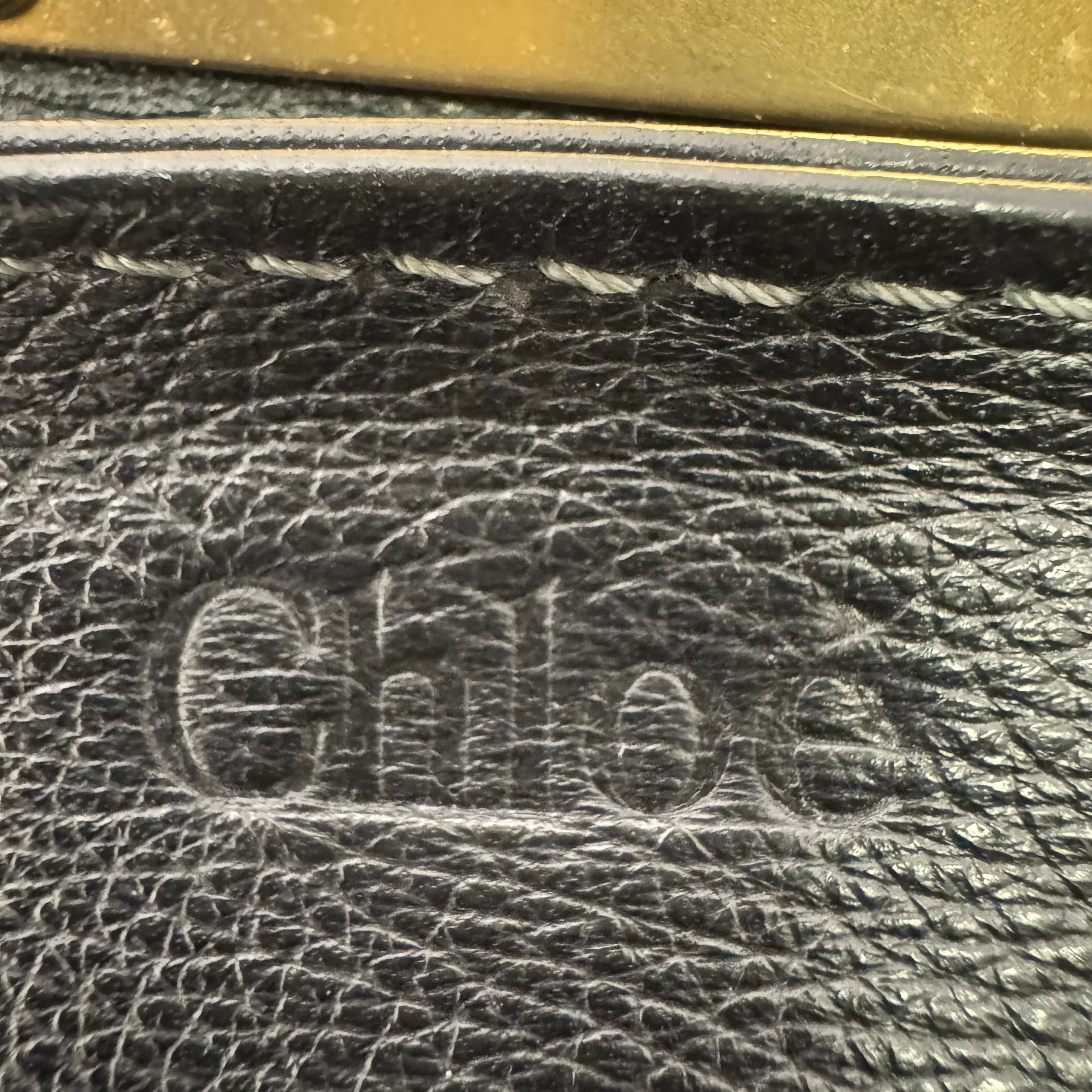 Chloe Paddington Leather Bag Black