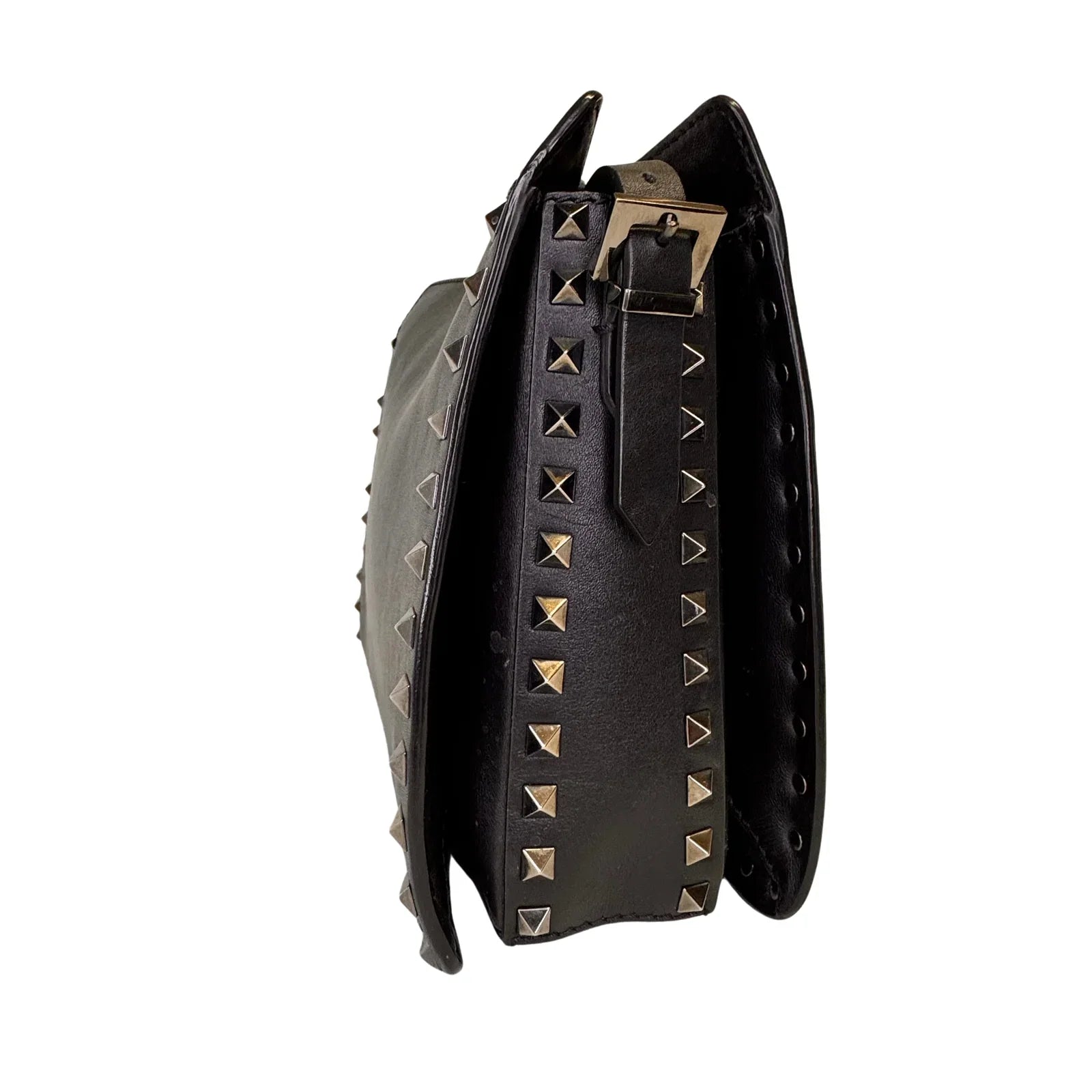 Valentino Black Leather Shoulder Bag