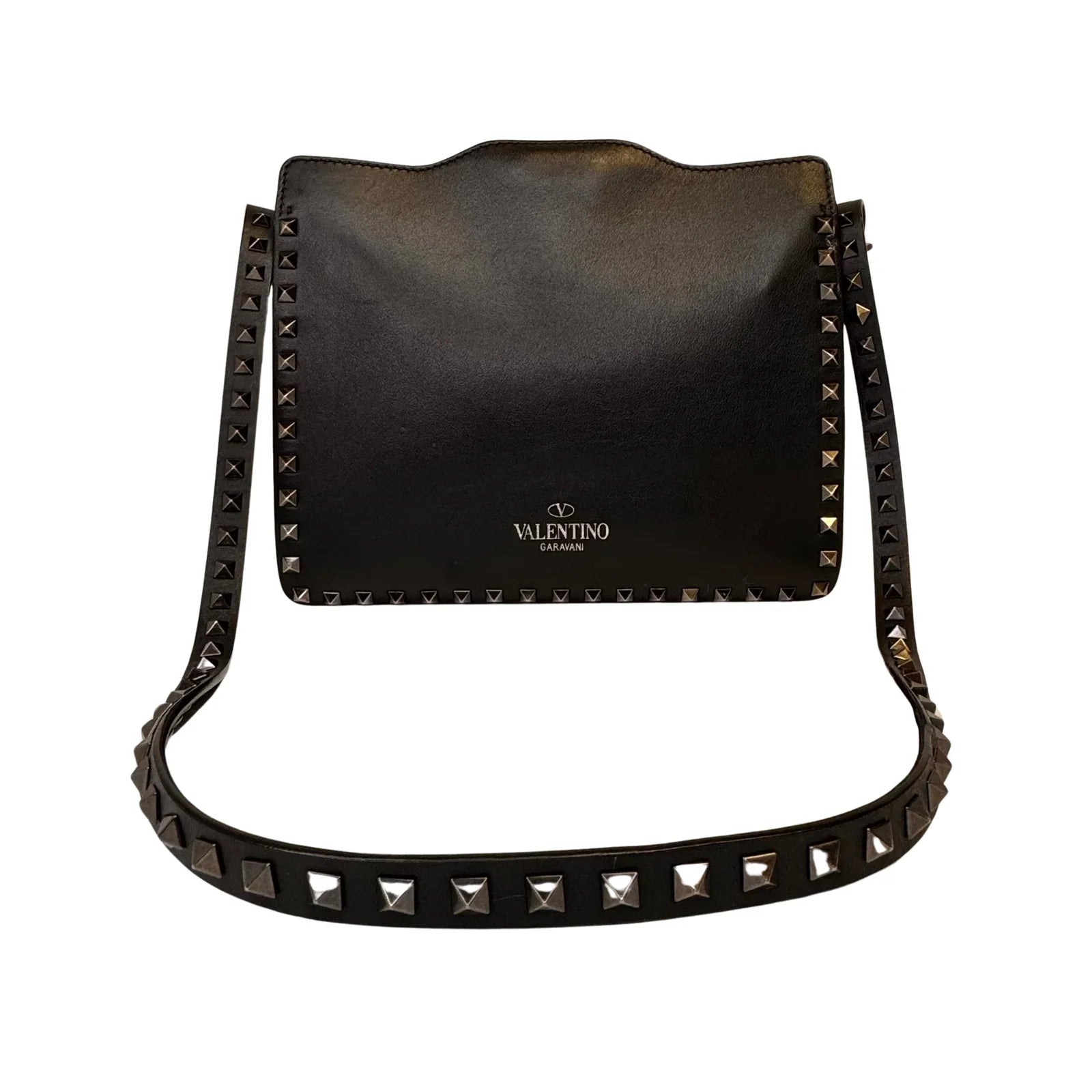 Valentino Black Leather Shoulder Bag