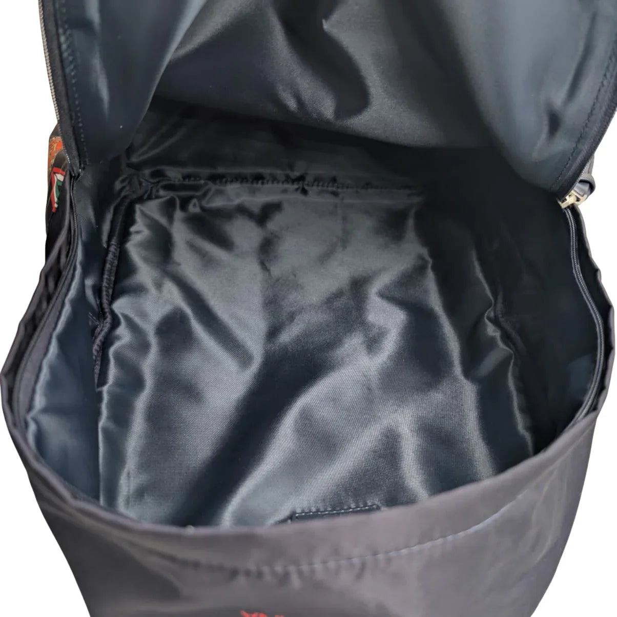 Dolce & Gabbana Backpack With Medal Print Nylon Navy Blue - Lost Designer