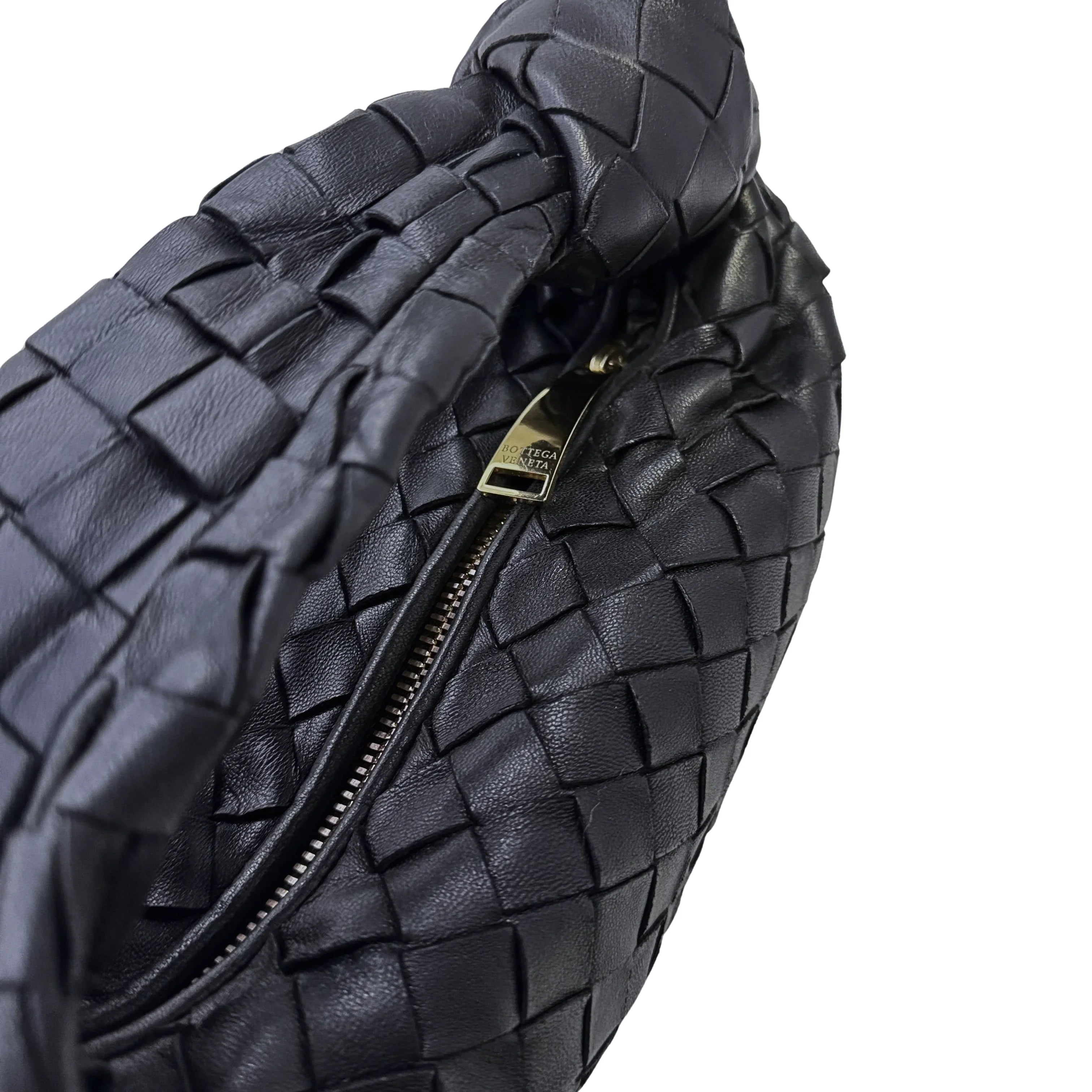 Bottega Veneta Jodie Hand Bag Mini Black - Lost Designer