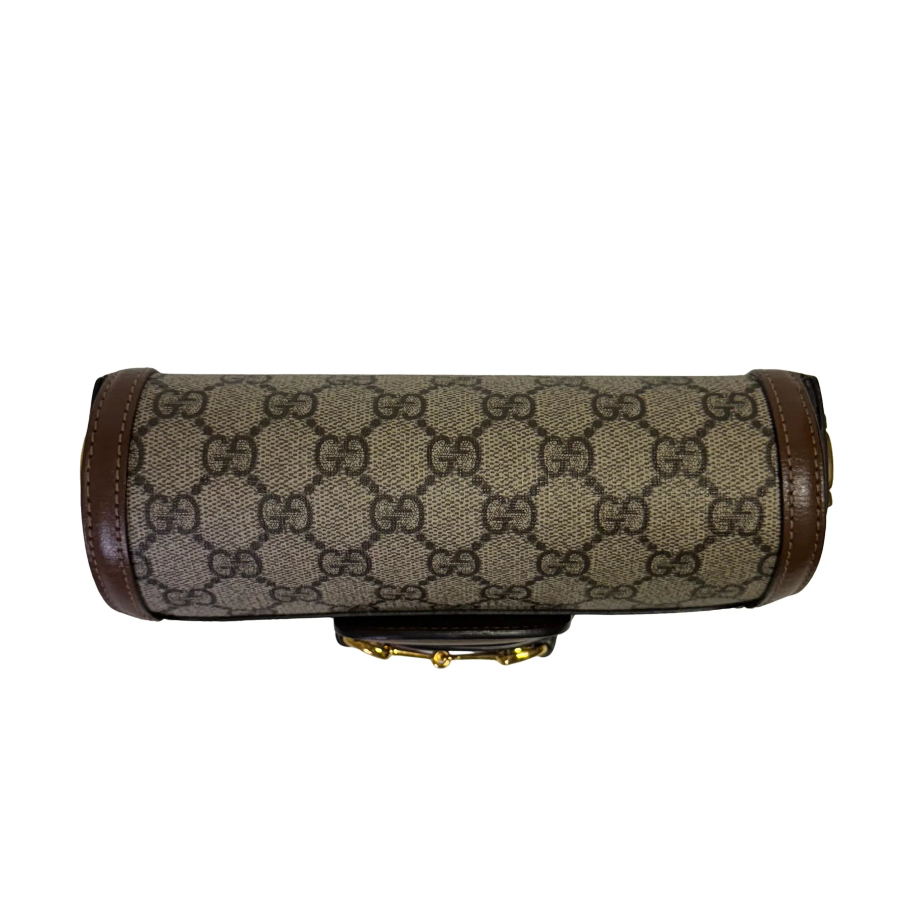 Gucci Horsebit 1955 Shoulder Bag GG Supreme Canvas/Leather Beige/Brown