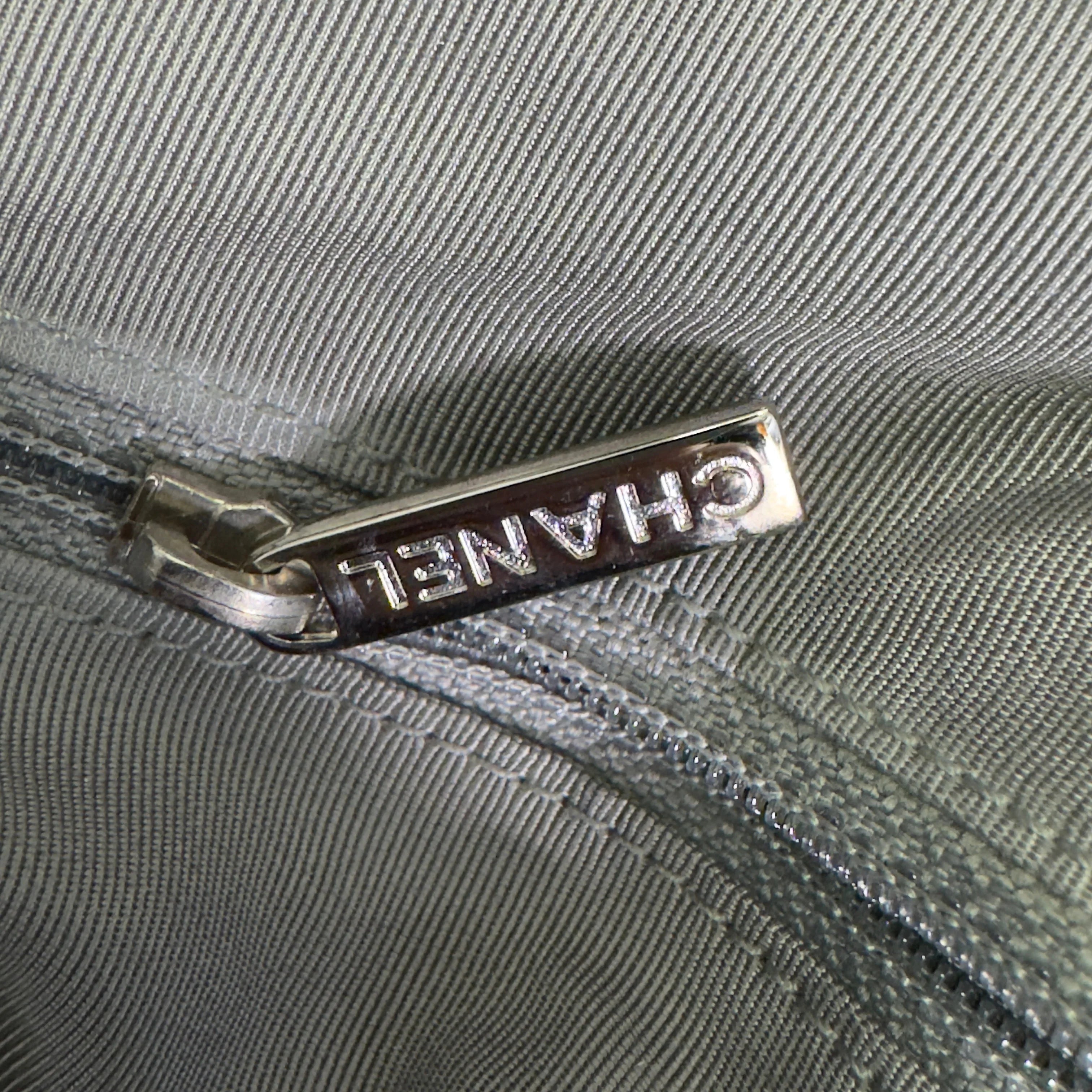 Chanel Coco Spirit XL Denim Cabas Tote Bag Black - Lost Designer