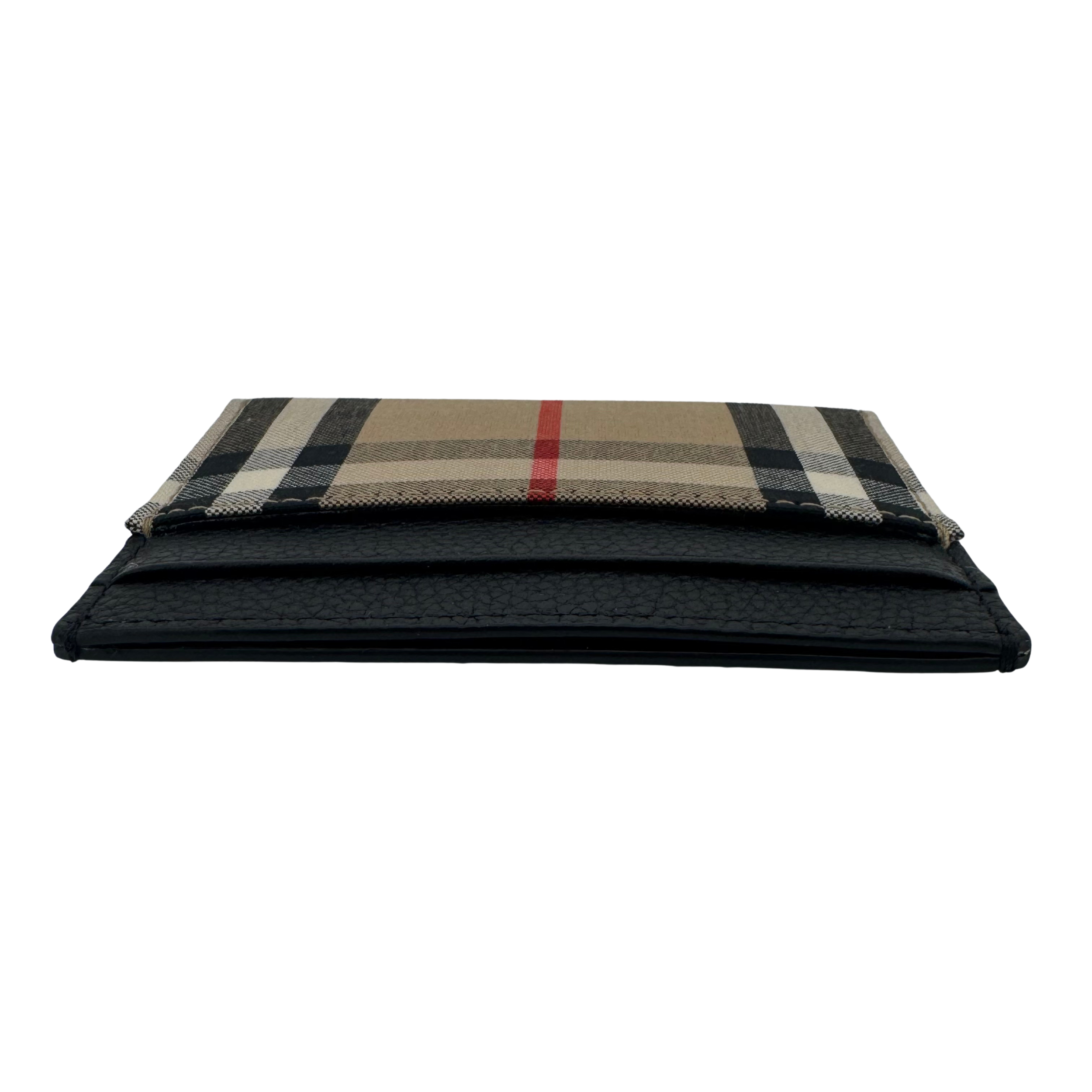 Burberry Check card case wallet
