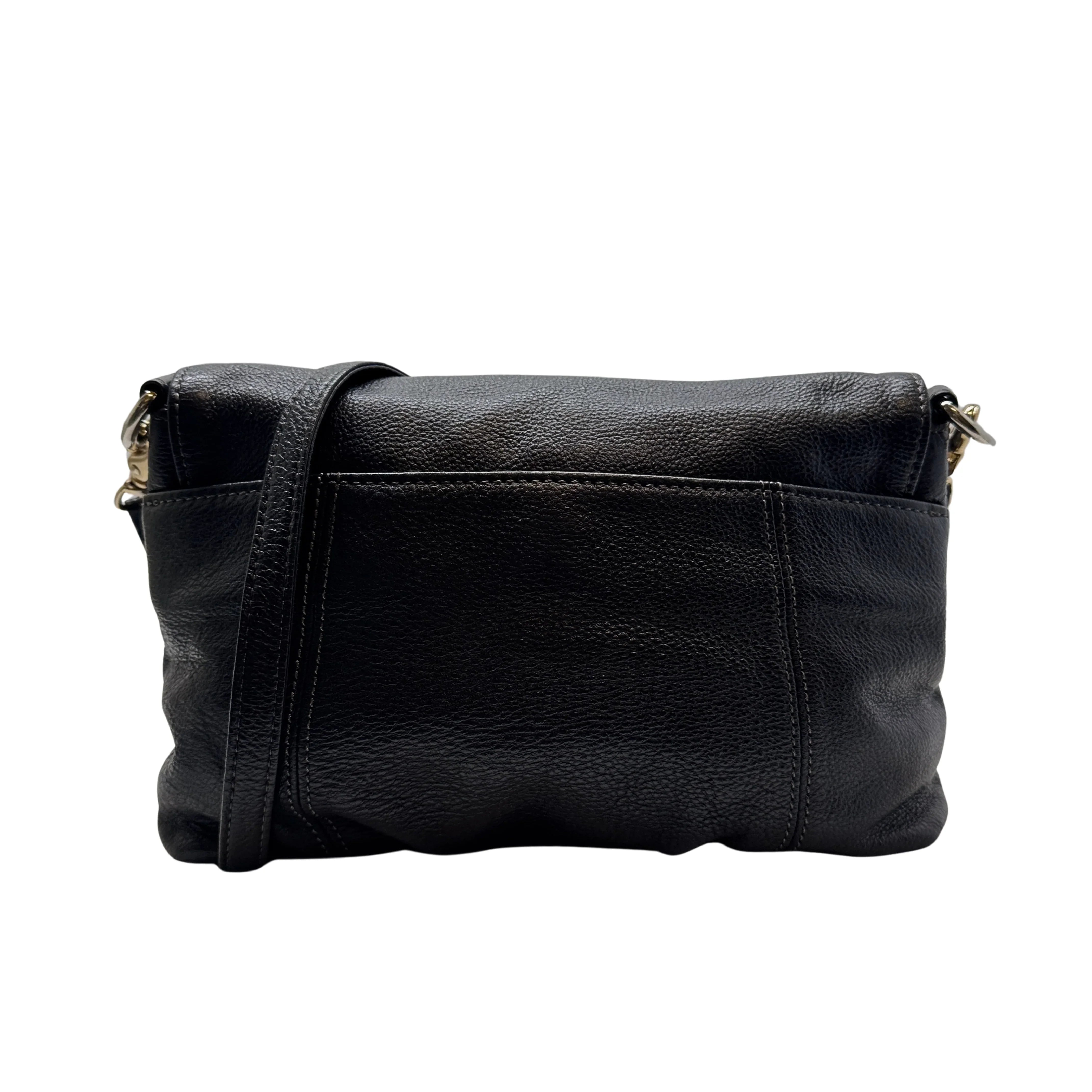 Burberry Blue Label Crossbody Bag Leather Black - Lost Designer