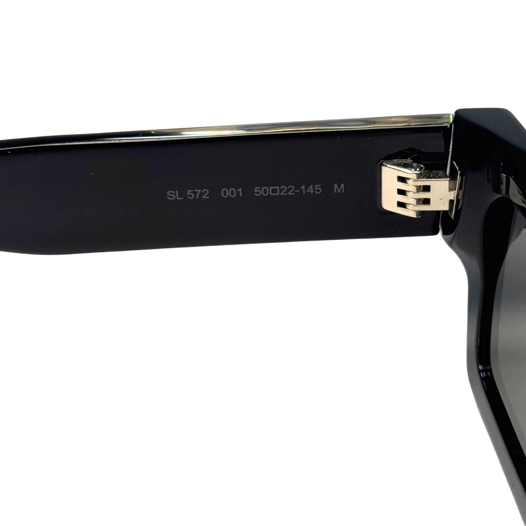 Yves Saint Laurent SL 572 001 Sunglasses Black – 50-22-145