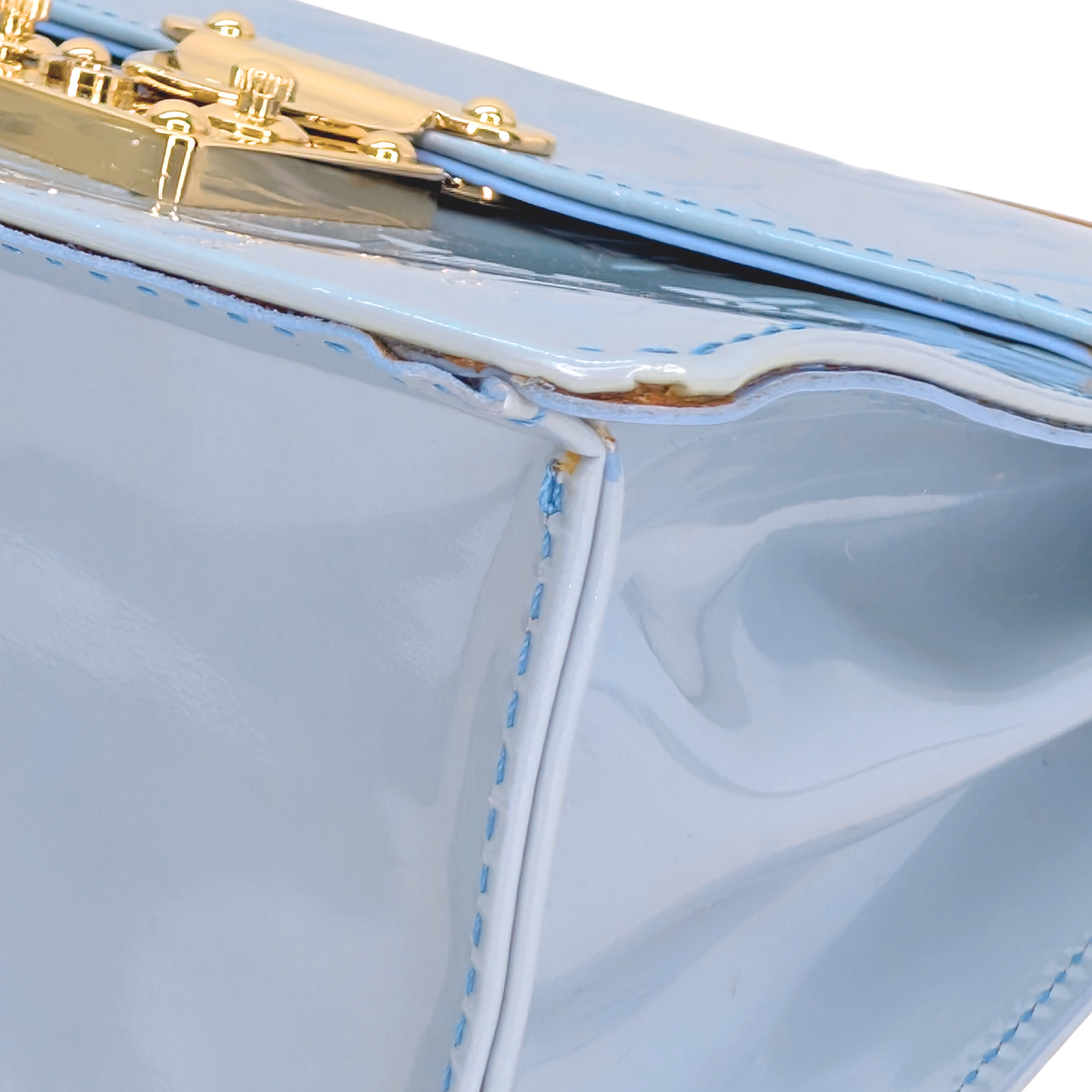 Louis Vuitton Vernis Spring Street Bag Blue