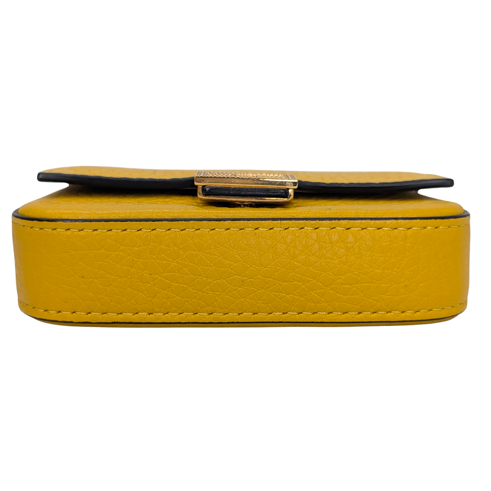 Fendi Nano Baguette Bag Charm Yellow