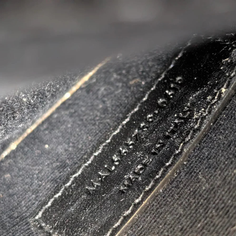 Saint Laurent Small Uptown Pouch In Crocodile-Embossed Leather Black - Lost Designer